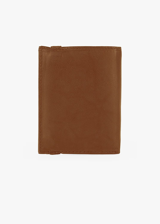 Cartera billetera de Piel Con Monedero Y Múltiples Compartimentos cuero