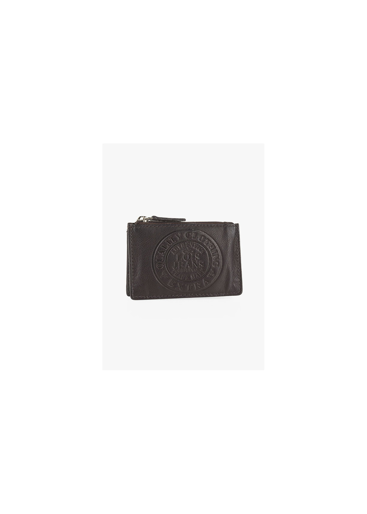 Monedero Piel Pequeños con Porta monedas negro