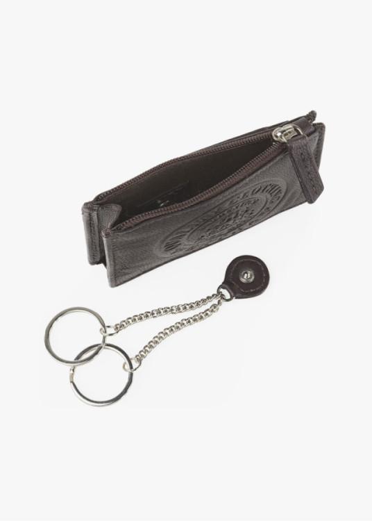 Monedero Piel Pequeños con Porta monedas negro