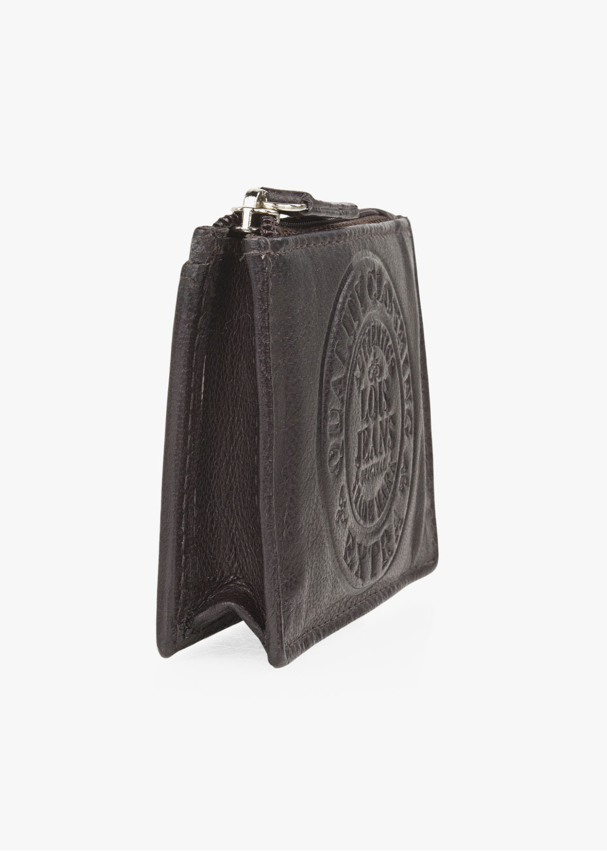 Monedero Piel Pequeños con Porta monedas negro