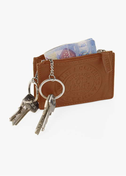 Monedero Piel Pequeño con Porta monedas cuero