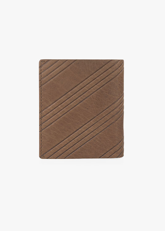 Cartera billetera de Piel con Compartimento Para Tarjetas marrón