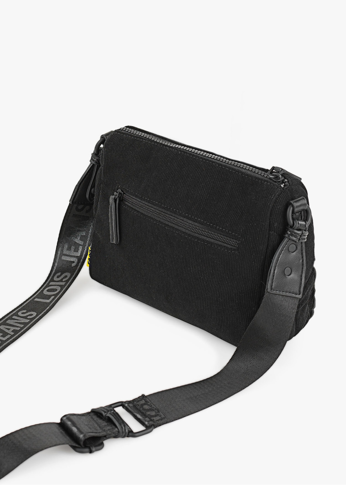 Bolso Bandolera ajustable tejido acolchado negro