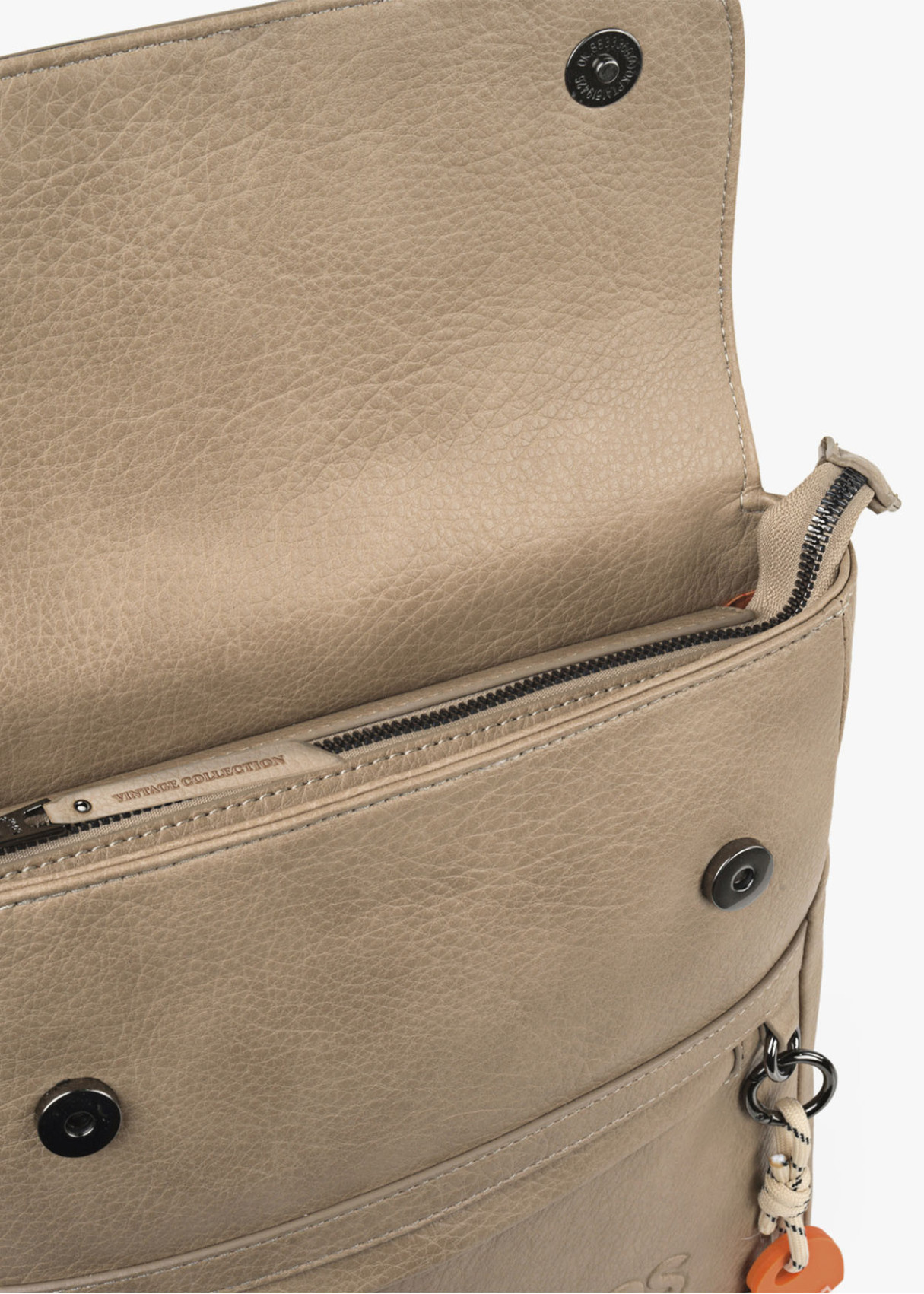 Mochila ajustable antirrobo impermeable beige