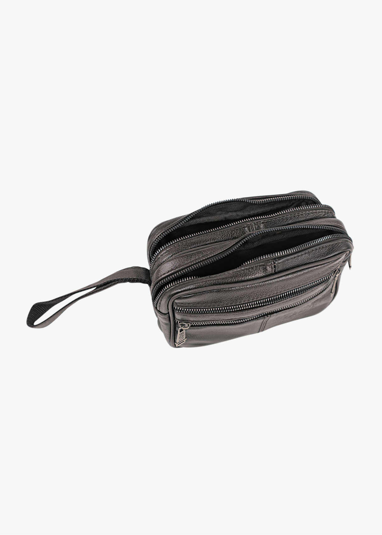 Bolso De Mano Multifuncional cremalleras negro