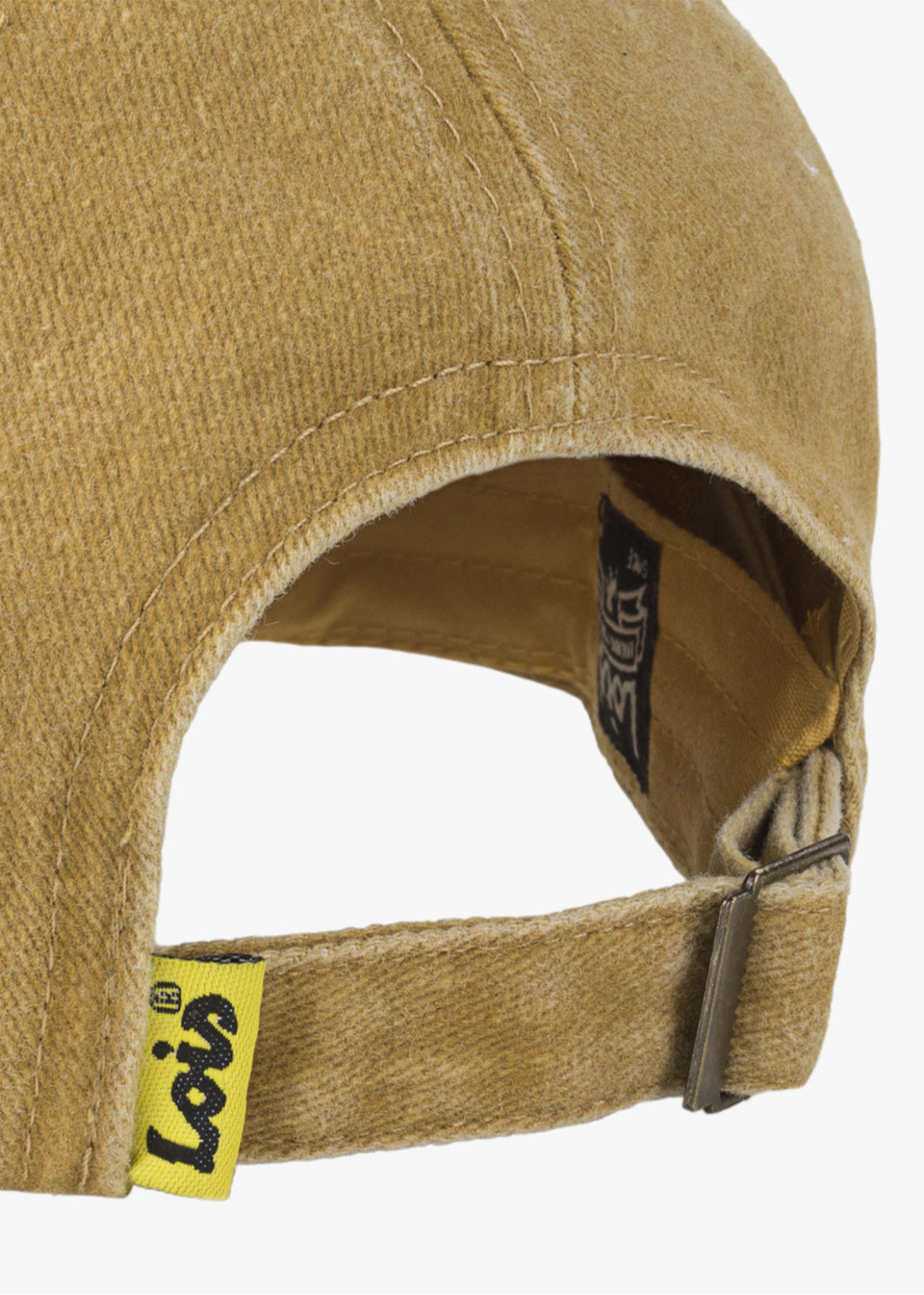 Gorra casual lona lavada mostaza