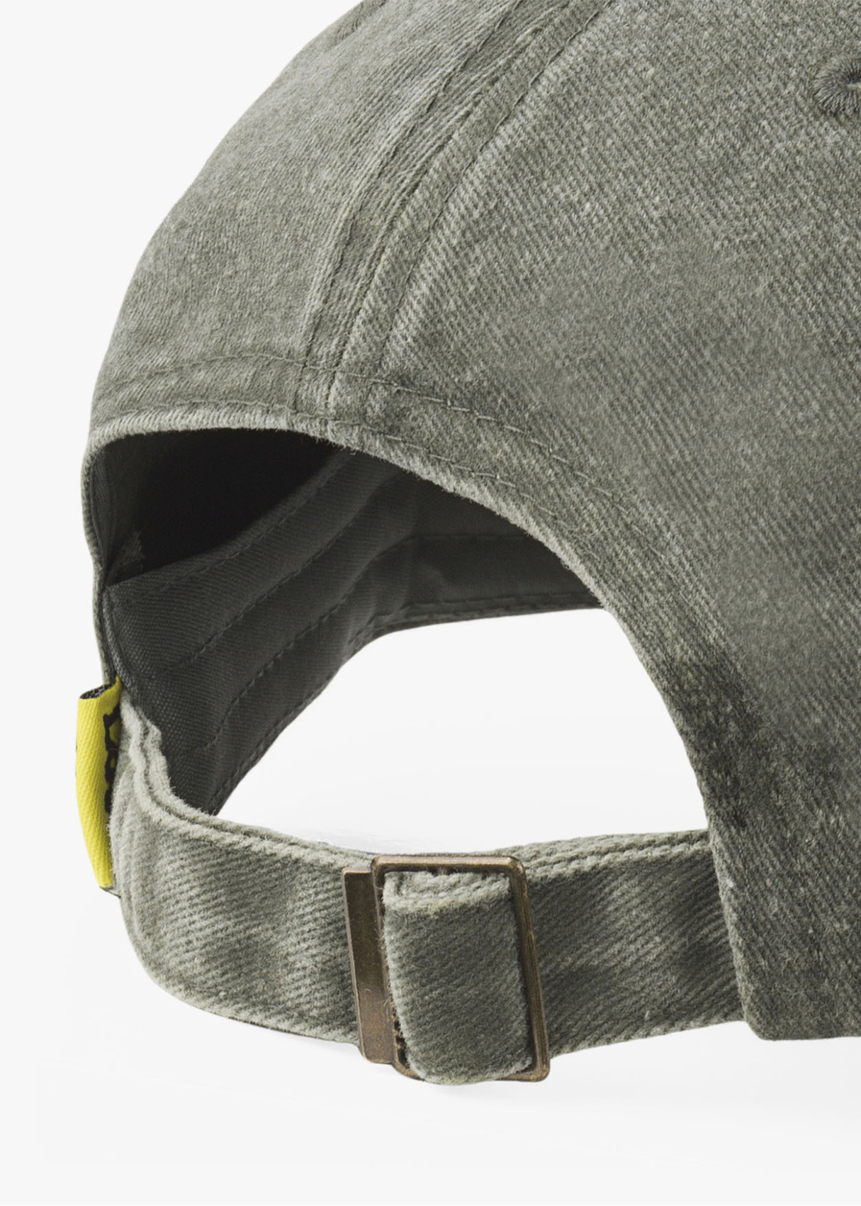 Gorra casual lona lavada caqui