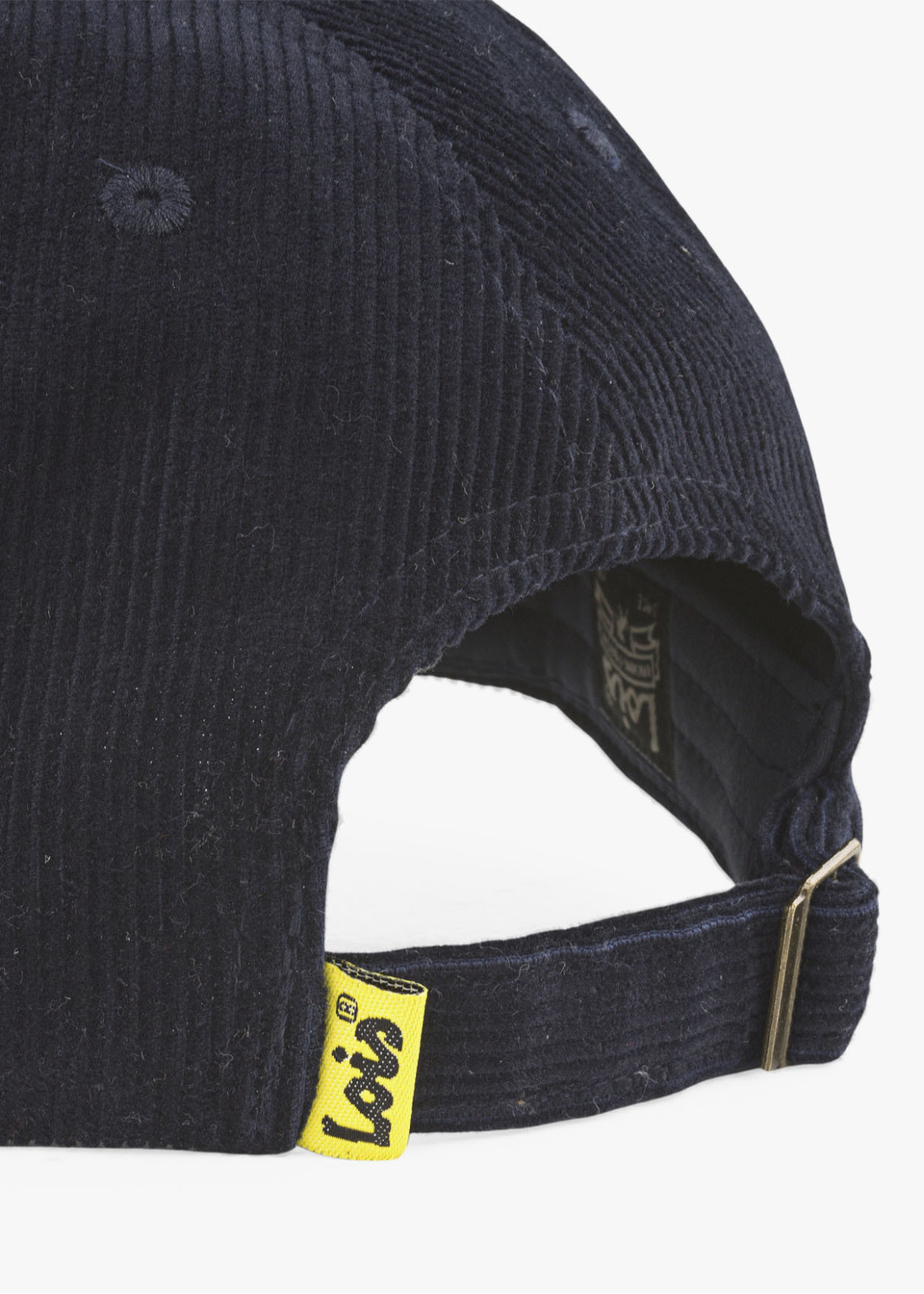 Gorra casual de pana azul