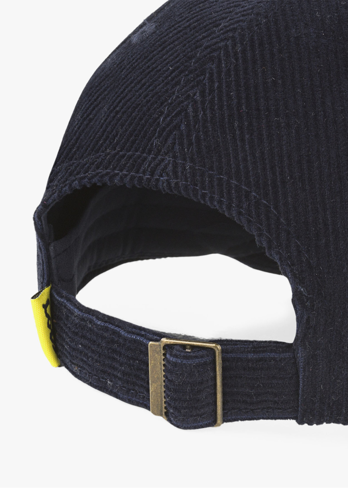 Gorra casual de pana azul
