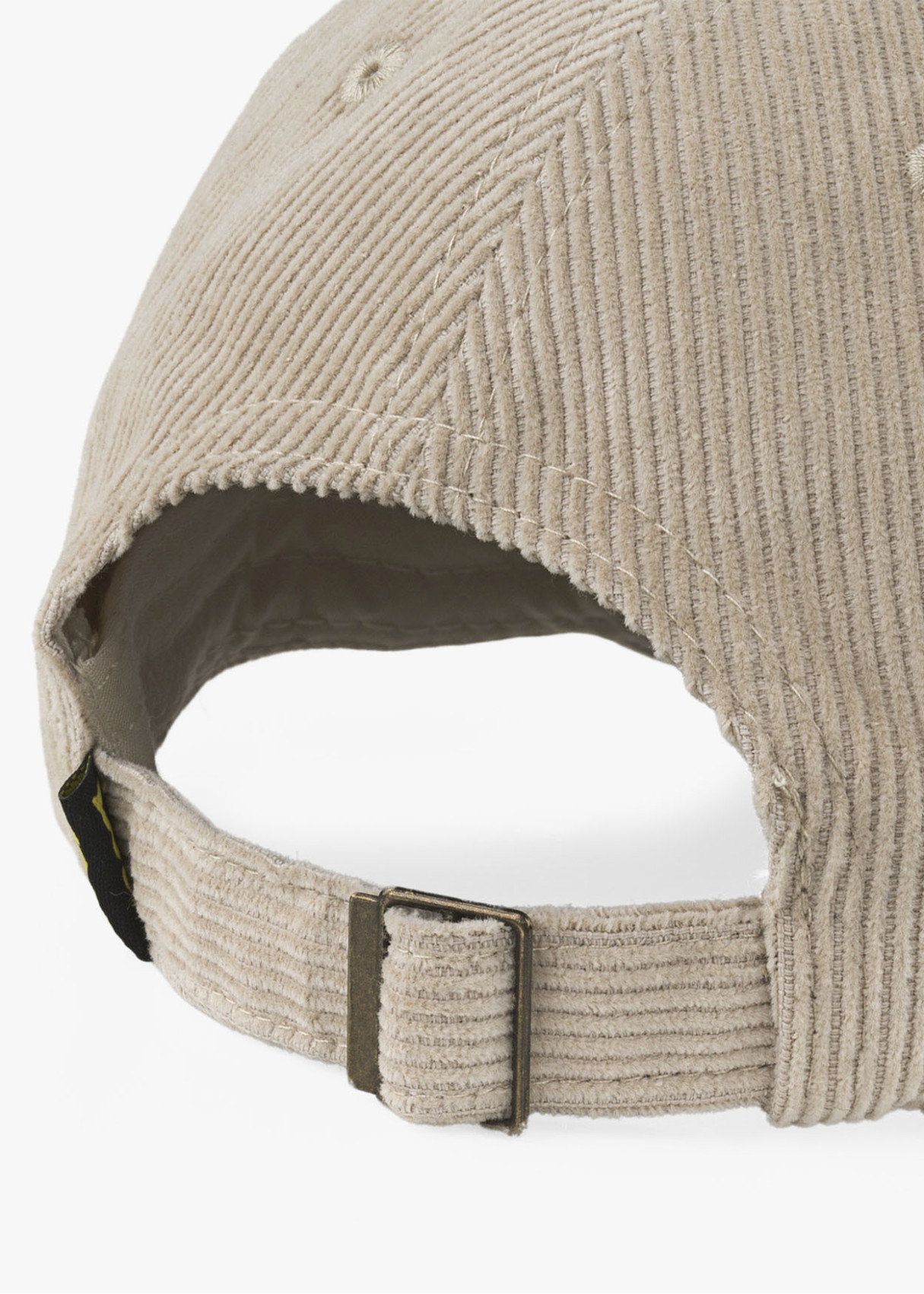 Gorra casual de pana beige