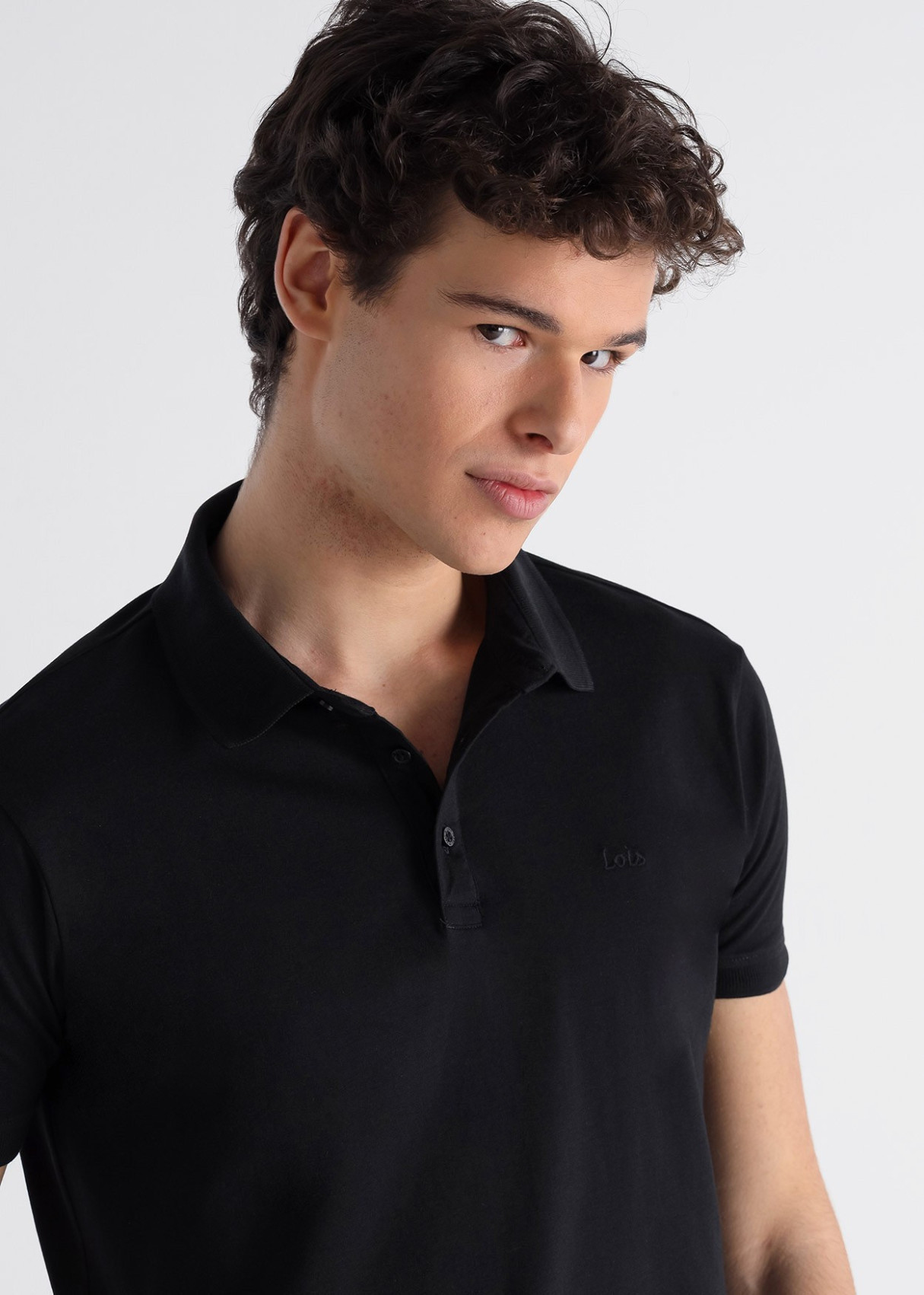 Polo Manga Corta básico negro