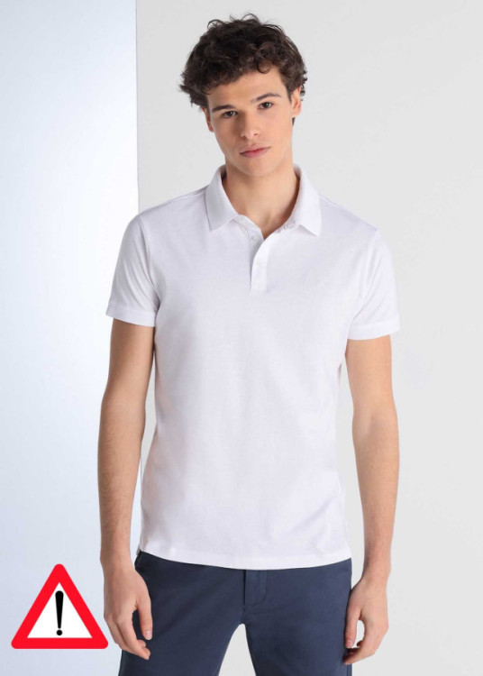 Polo Manga Corta básico blanco