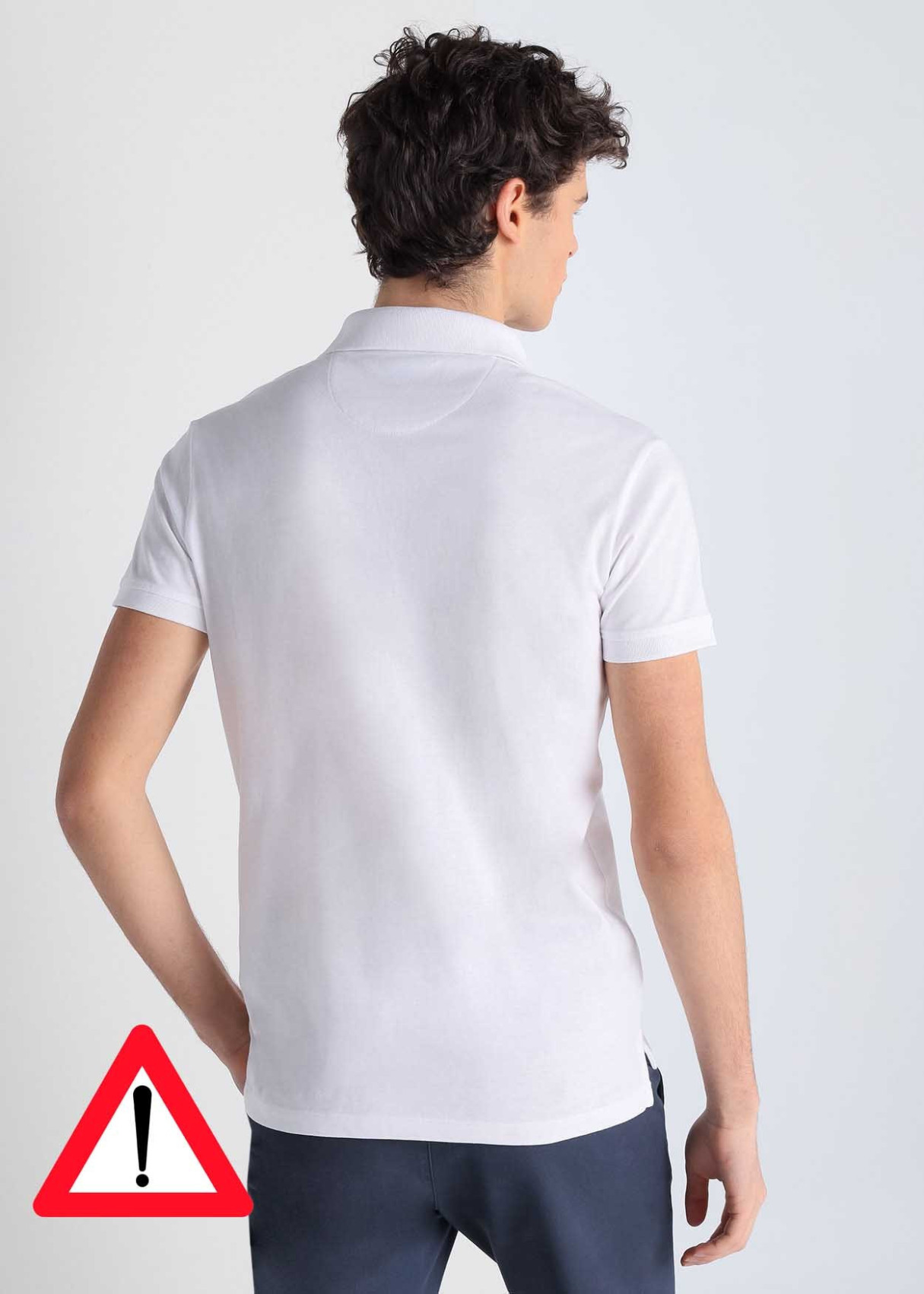 Polo Manga Corta básico blanco