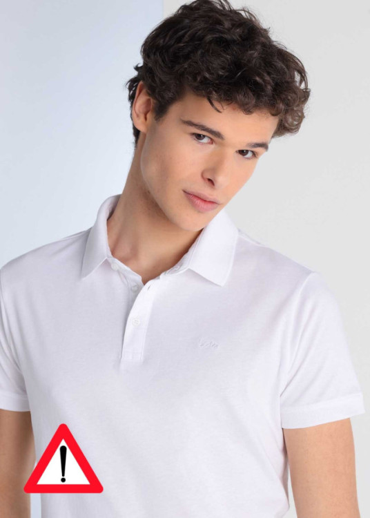 Polo Manga Corta básico blanco