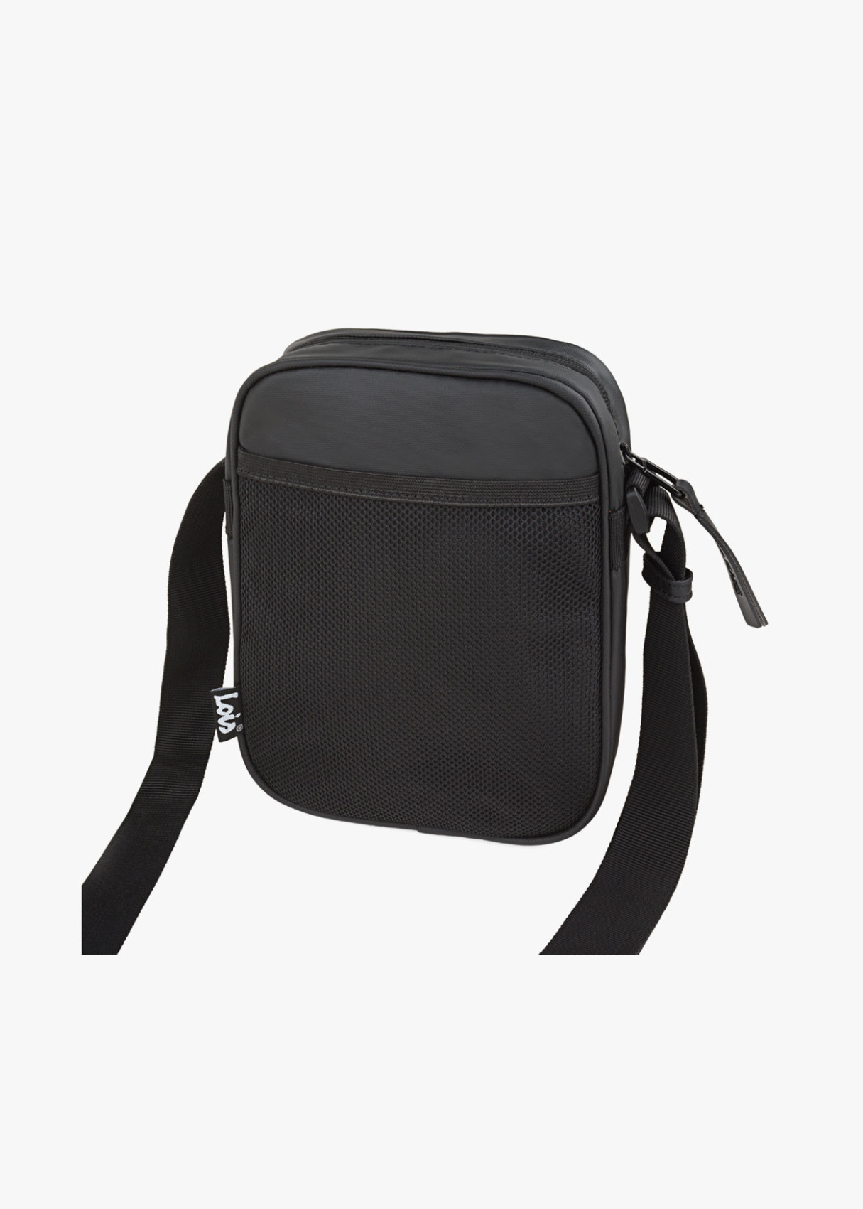 Bolso bandolera ajustable con bolsillo contraste color interior negro