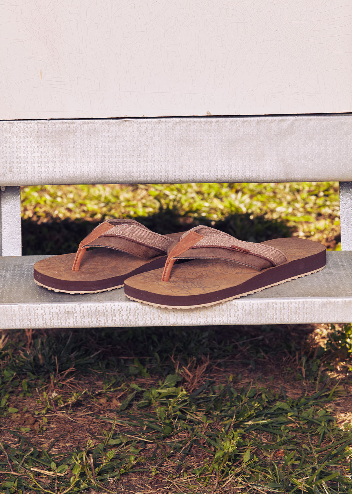 Sandalias Casual tiras marrón