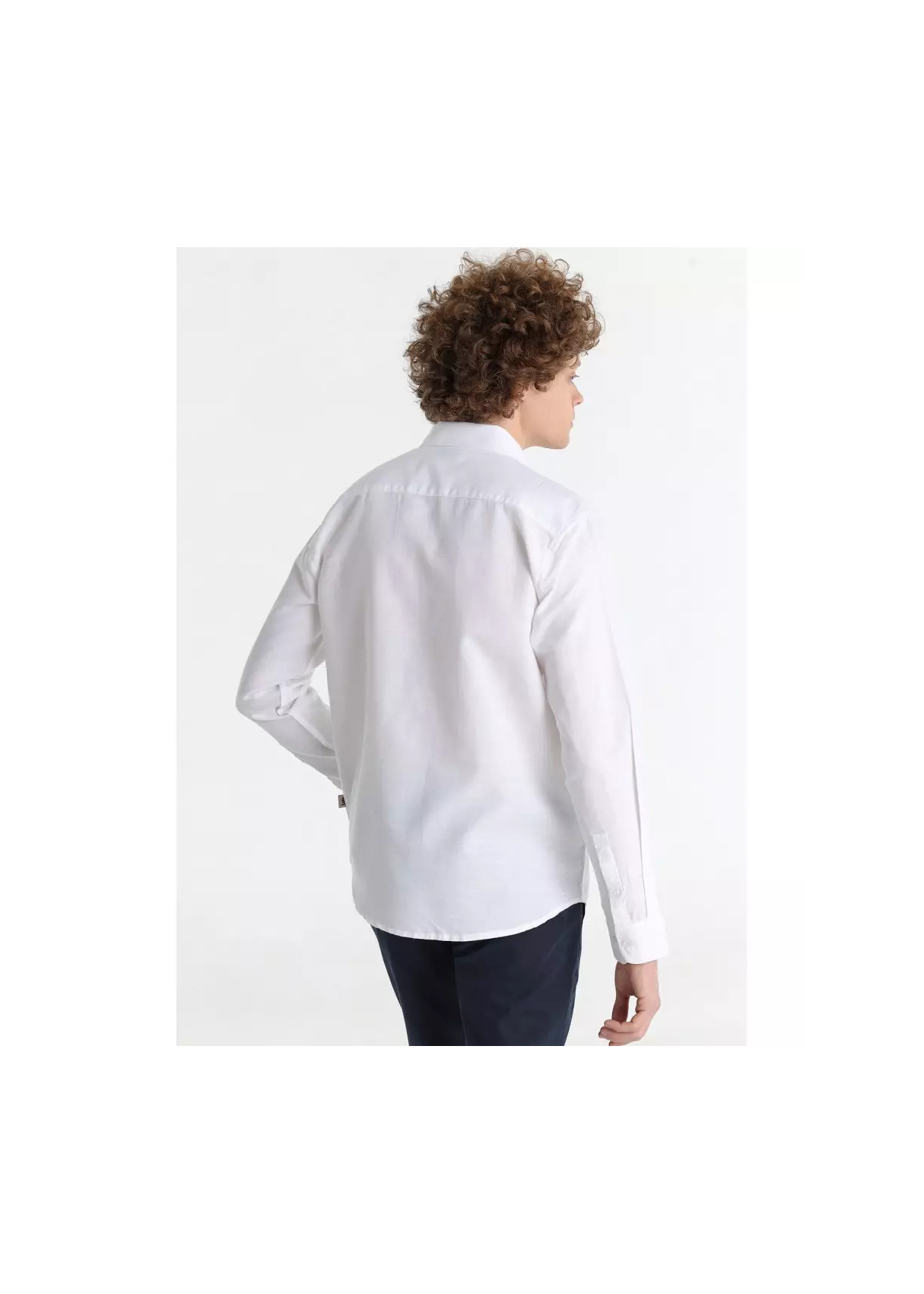 Camisa Manga Larga Básica De Lino