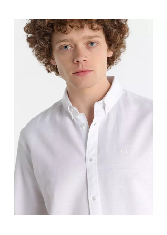 Camisa Manga Larga Básica De Lino