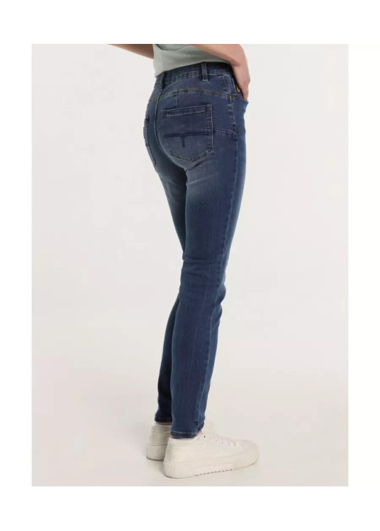 Jeans Push Up Skinny Cintura Baja PUSHY-YAELA