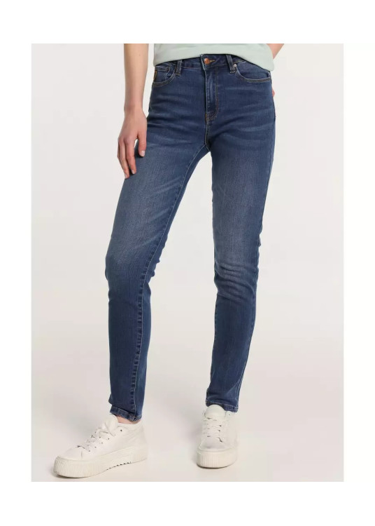 Jeans Push Up Skinny Cintura Baja PUSHY-YAELA