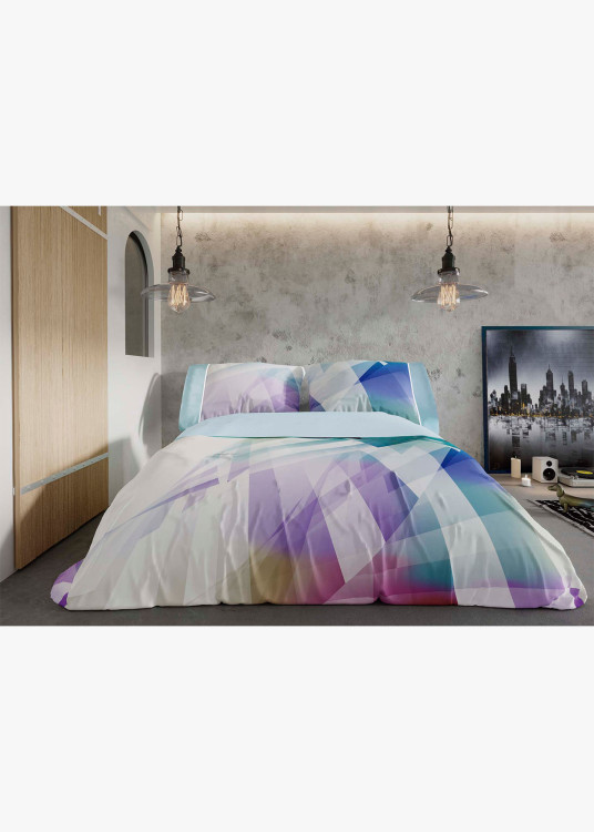 Juego Nórdico 100% Algodón ARNOLD Morado