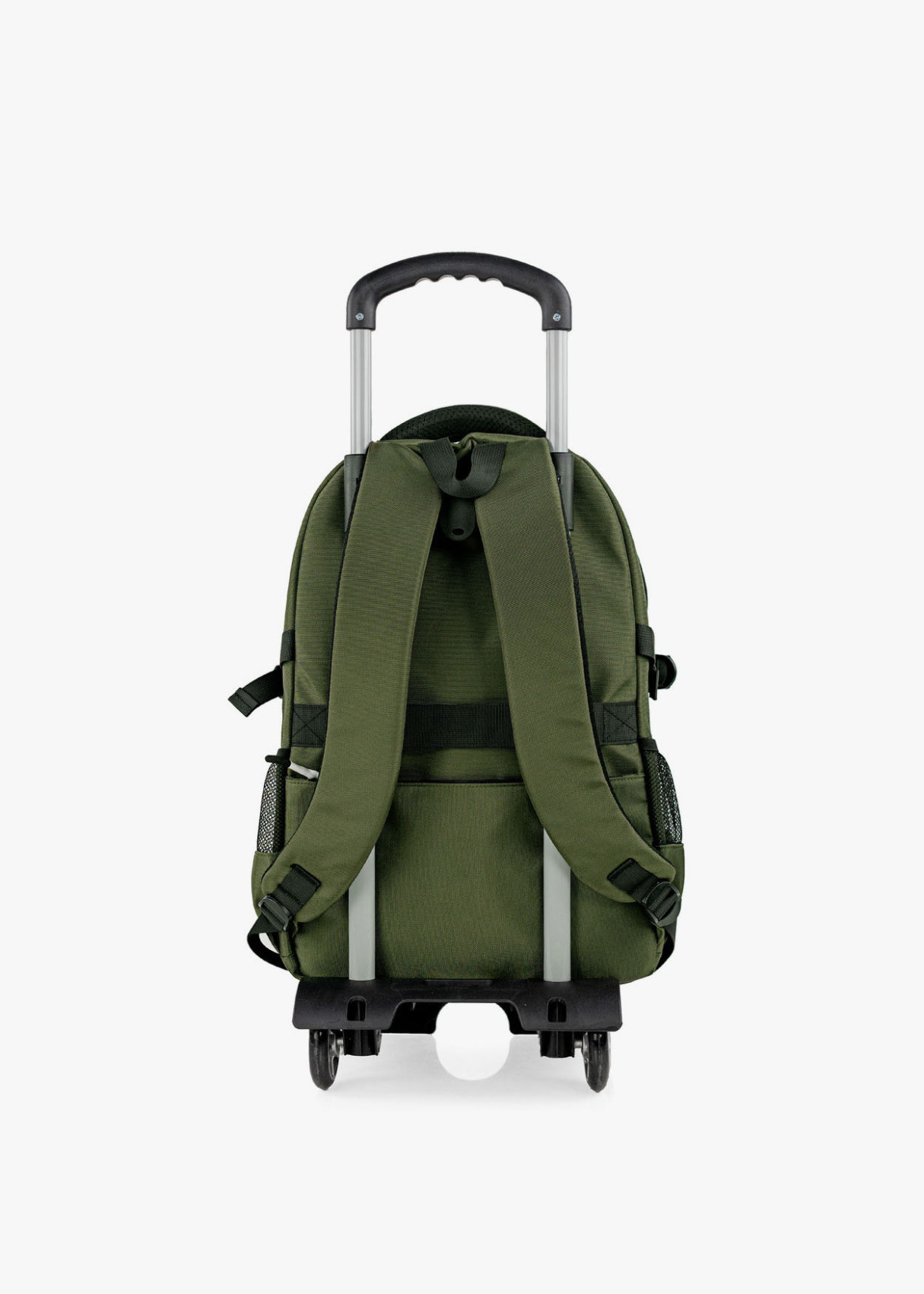 Mochila casual multifuncional bolsillos caqui