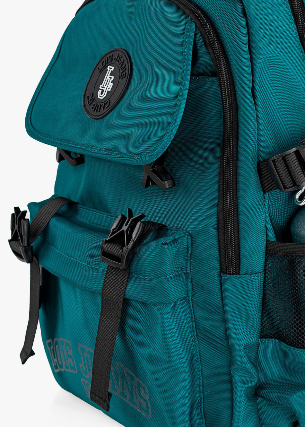 Mochila casual cierre de clip verde