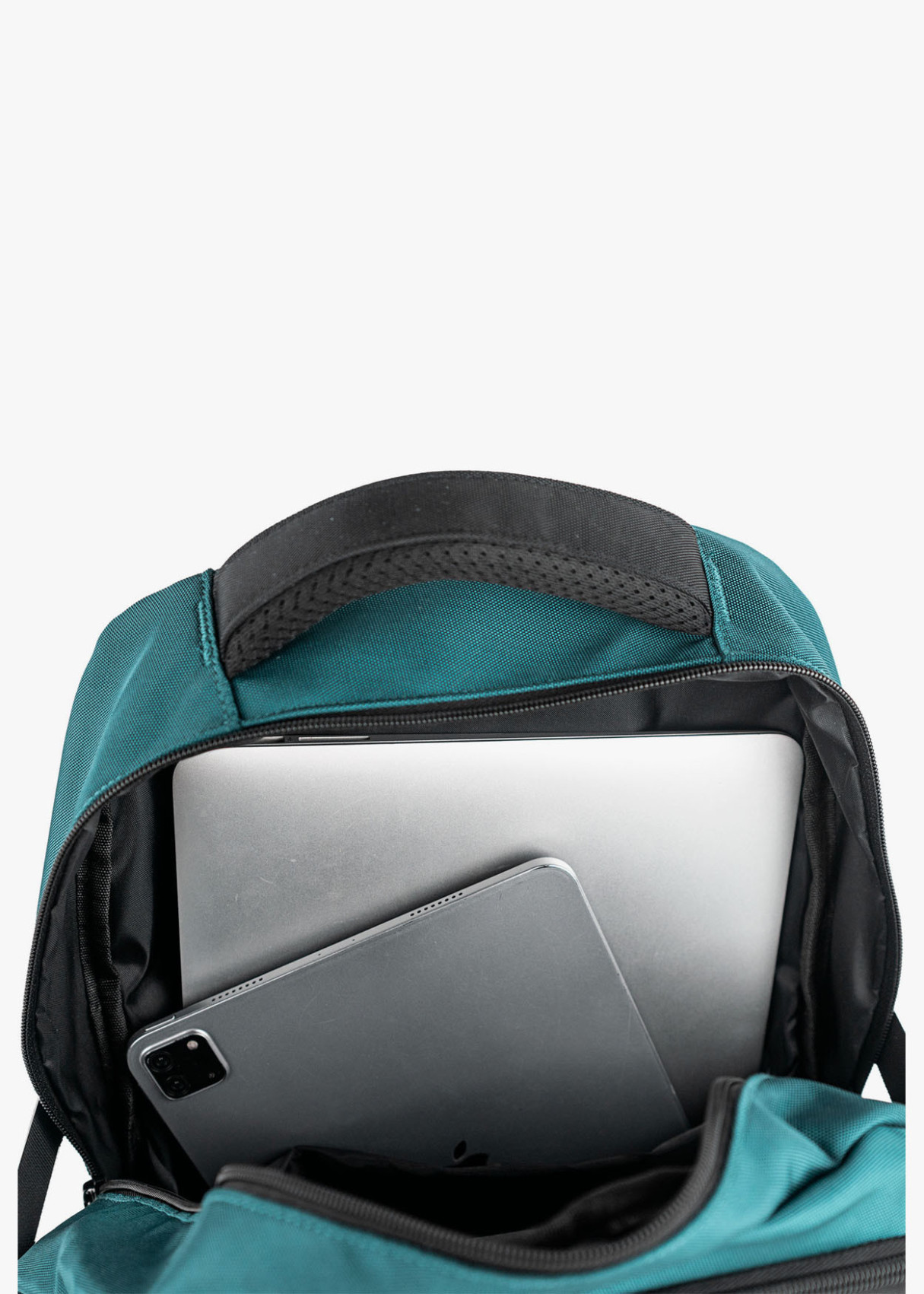 Mochila casual cierre de clip verde