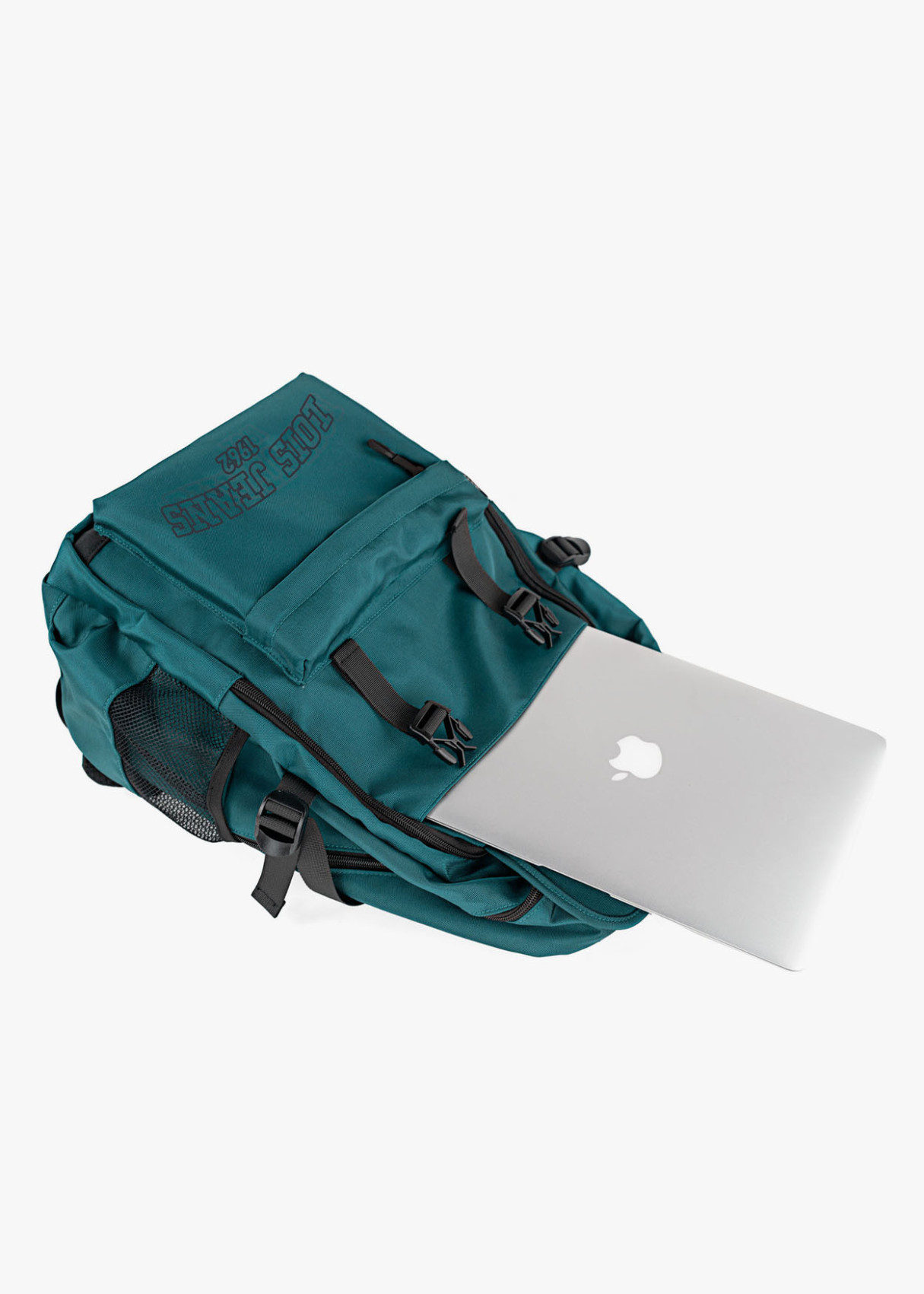 Mochila casual cierre de clip verde