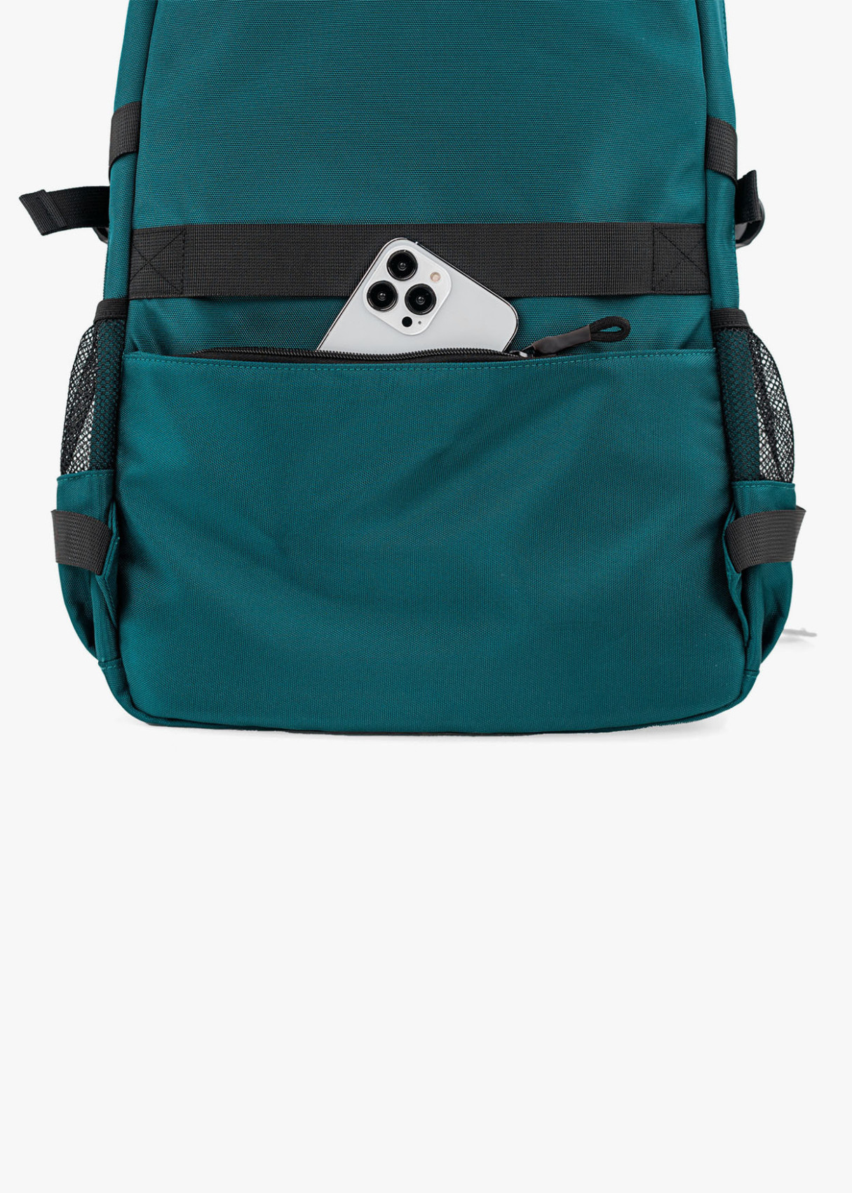 Mochila casual cierre de clip verde