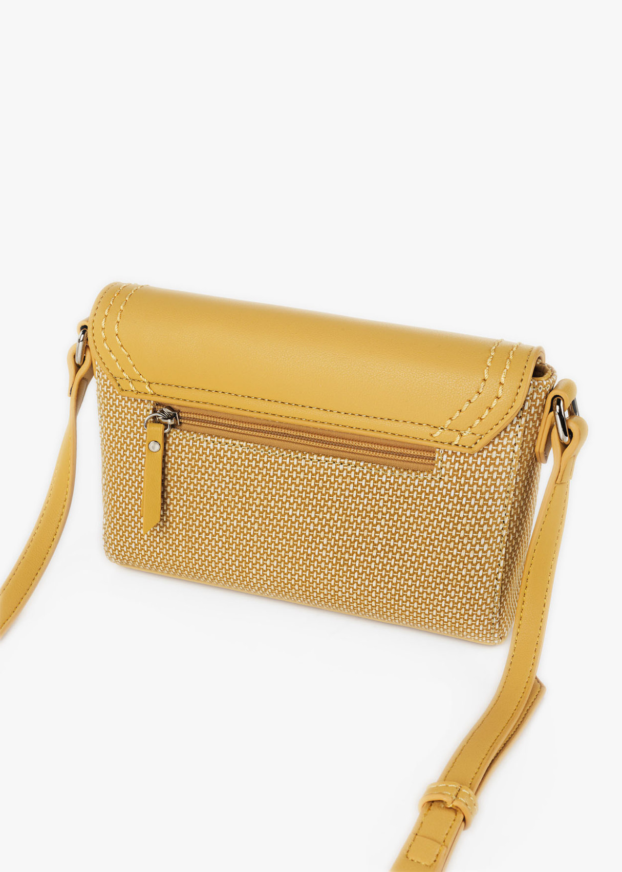 Bandolera ajustable Piel Sintética Mostaza