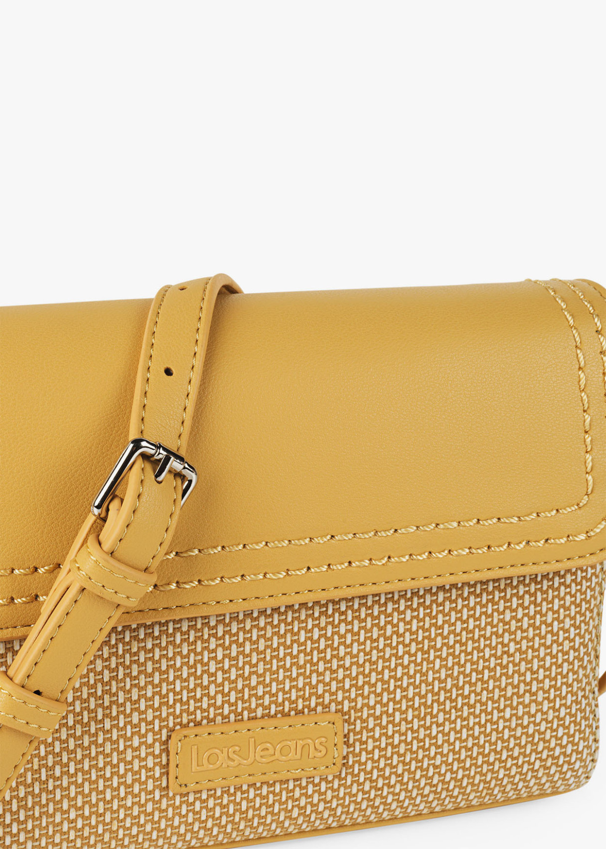 Bandolera ajustable Piel Sintética Mostaza