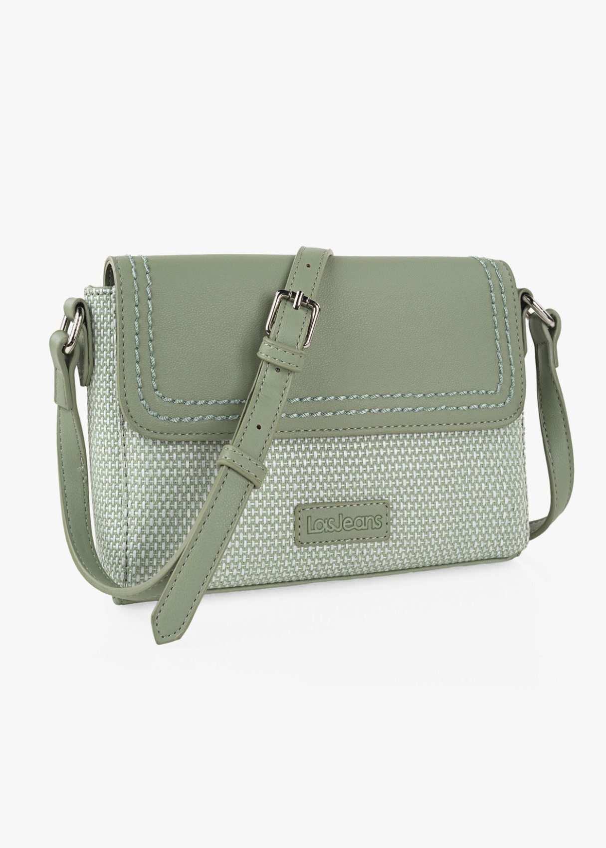 Bandolera Piel Sintética ajustable Verde