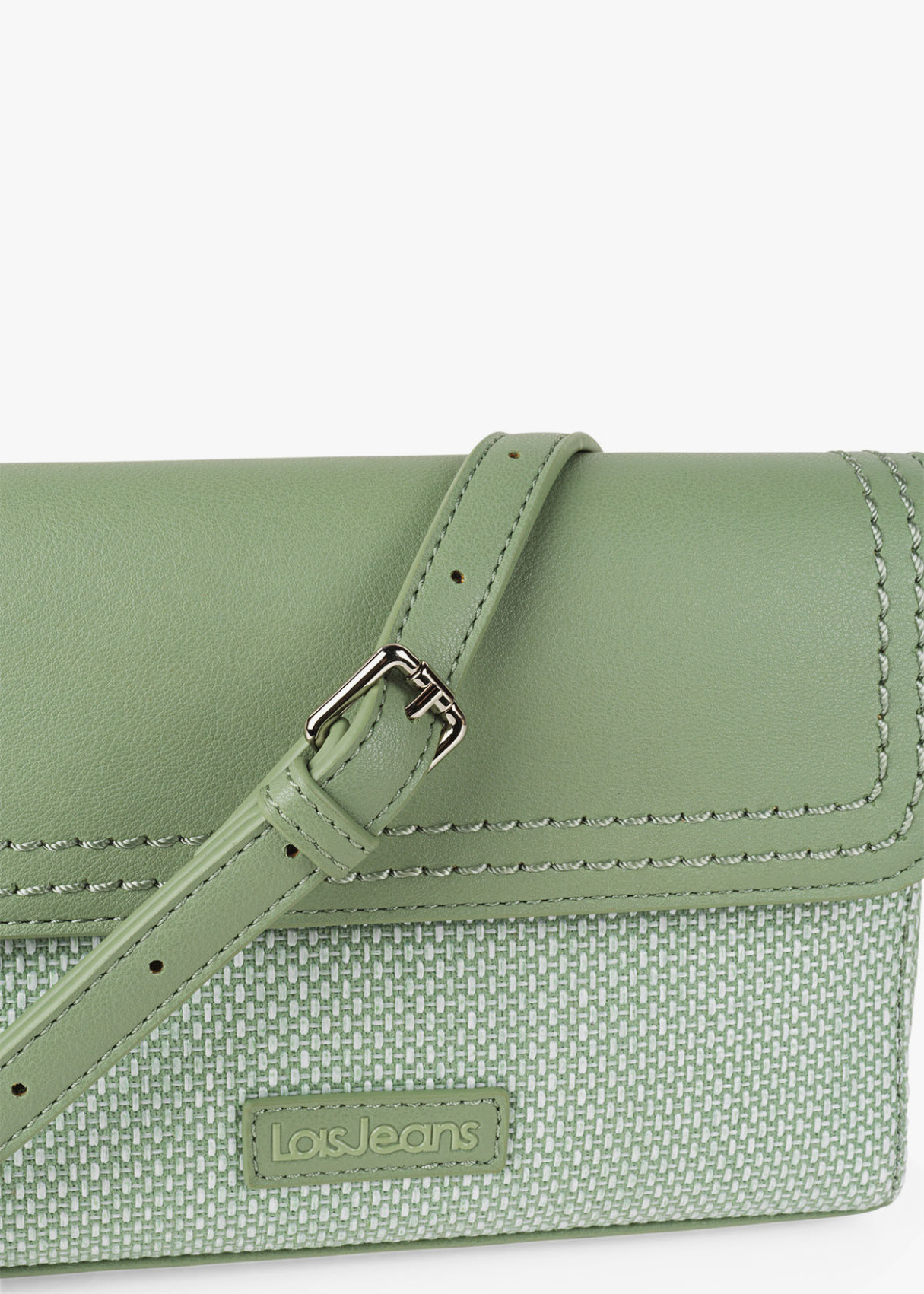 Bandolera Piel Sintética ajustable Verde