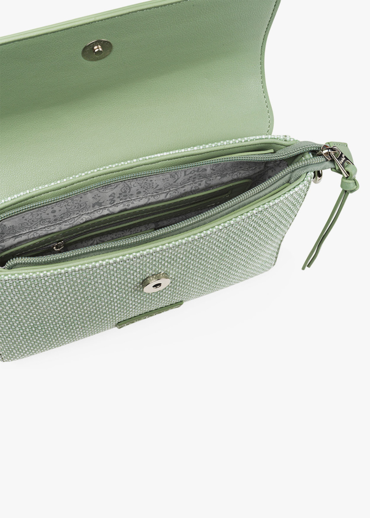 Bandolera Piel Sintética ajustable Verde