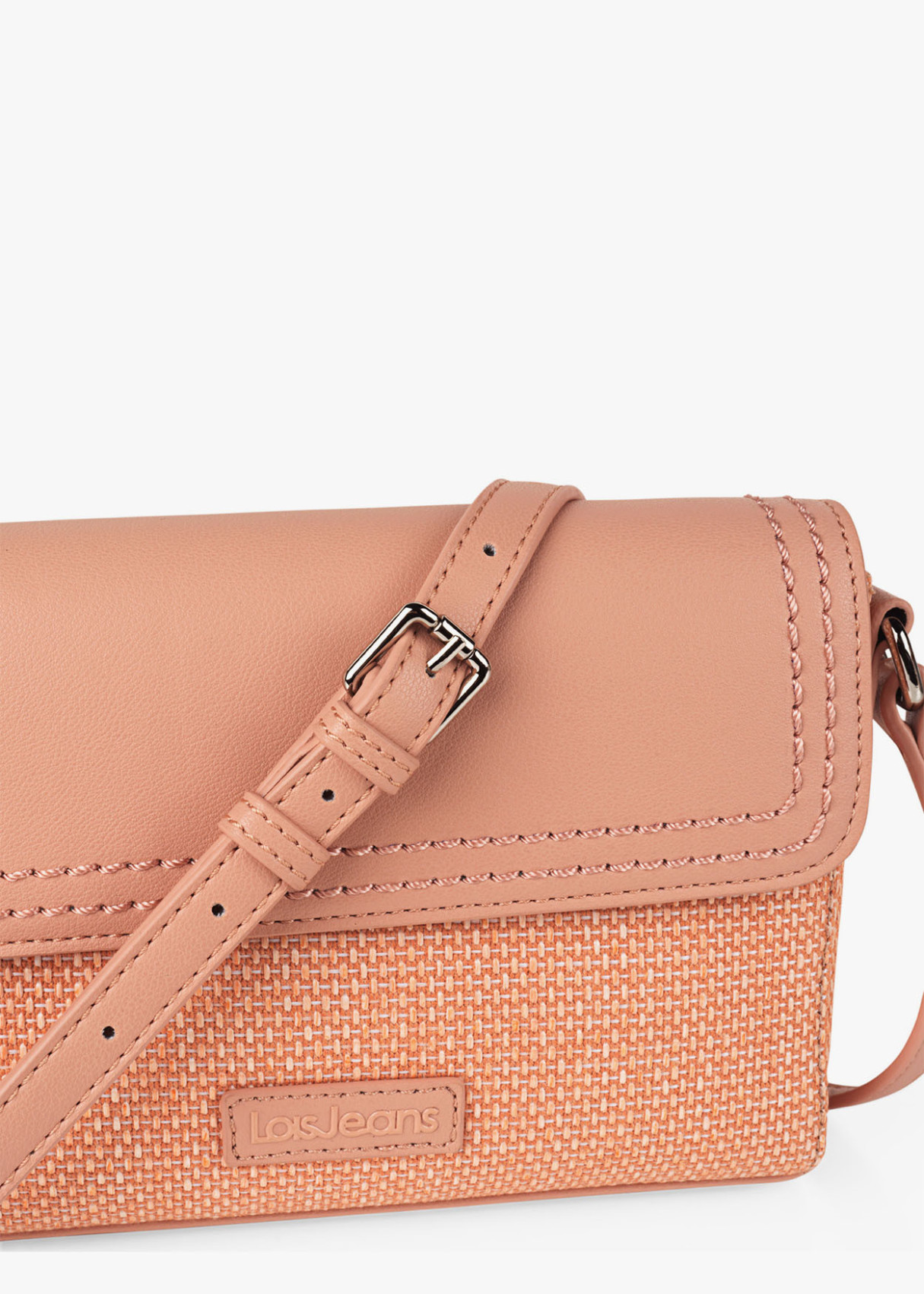 Bandolera Piel Sintética Naranja