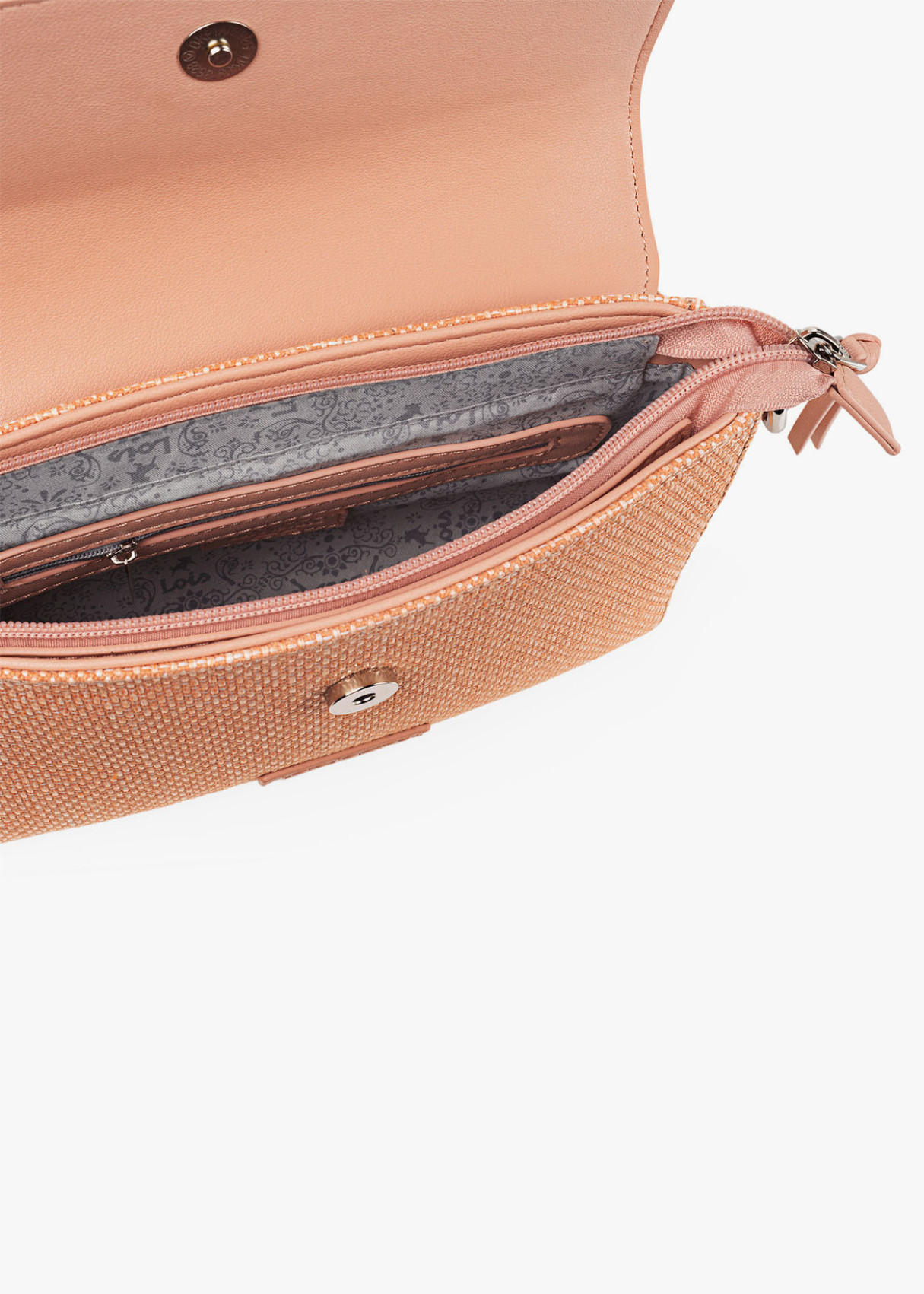 Bandolera Piel Sintética Naranja