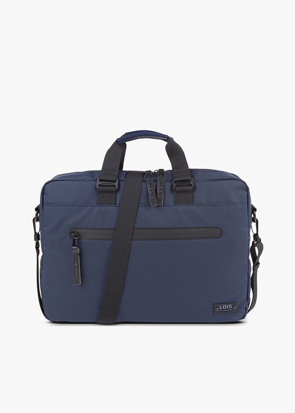 Maletín porta ordenador Portátil 15,6 estampado contraste color azul