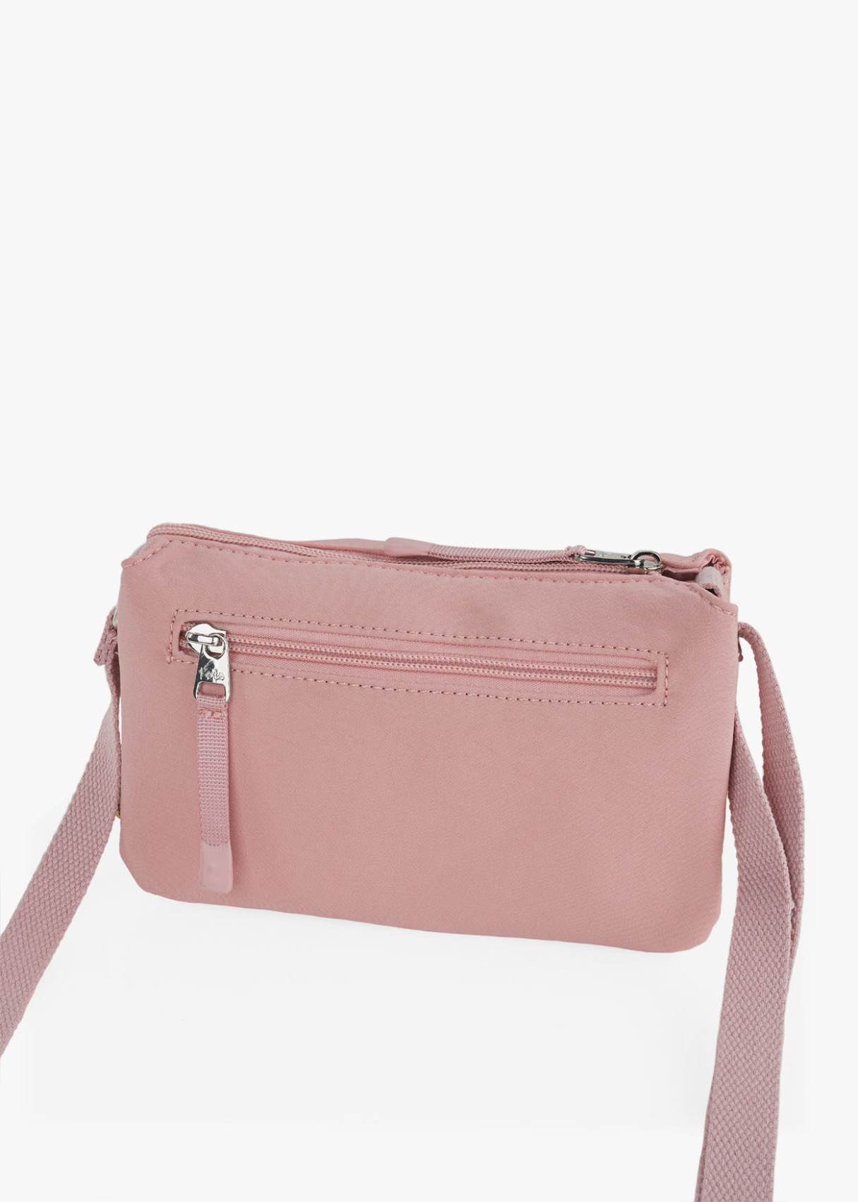 Bolso Bandolera Doble Compartimento Rosa