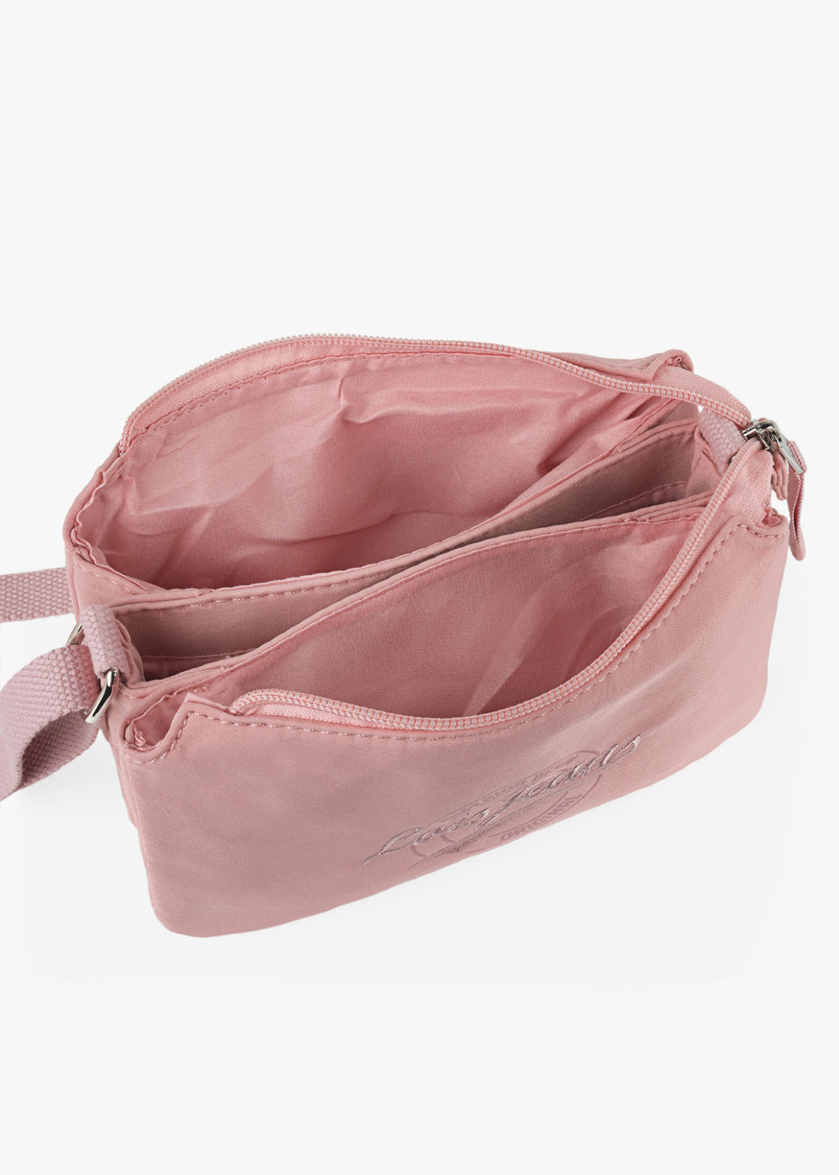 Bolso Bandolera Doble Compartimento Rosa