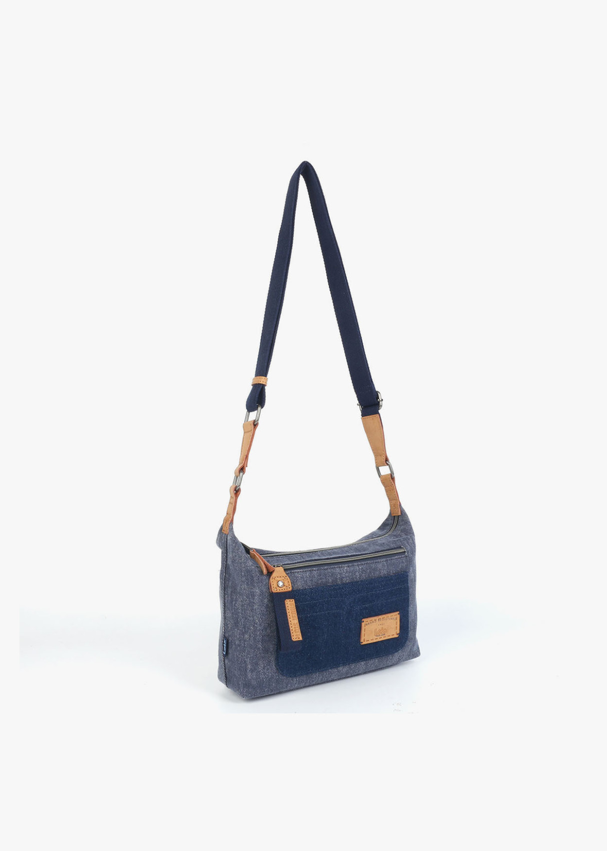 Bolso Bandolera bolsillo exterior asa ajustable denim