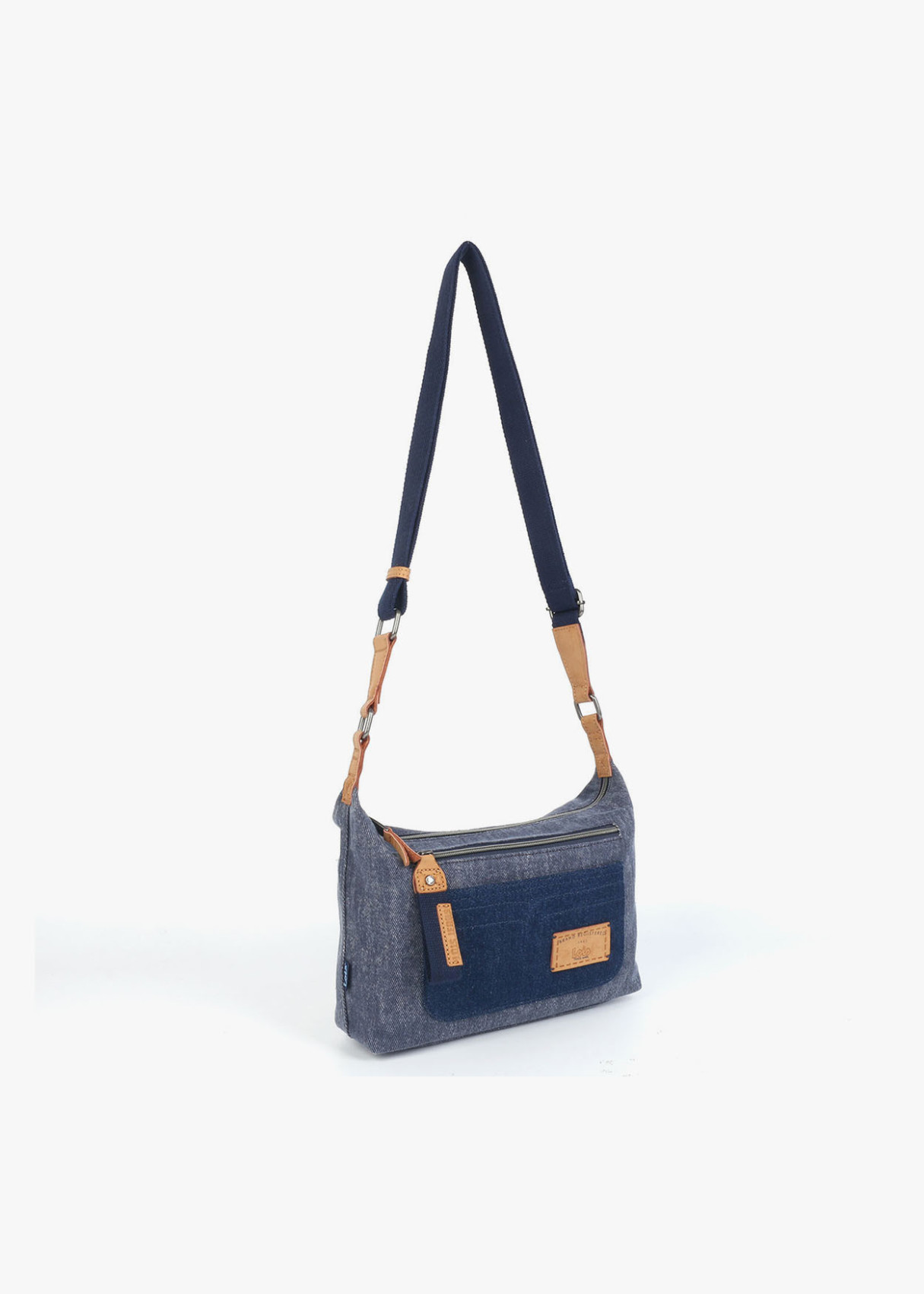Bolso Bandolera bolsillo exterior asa ajustable denim