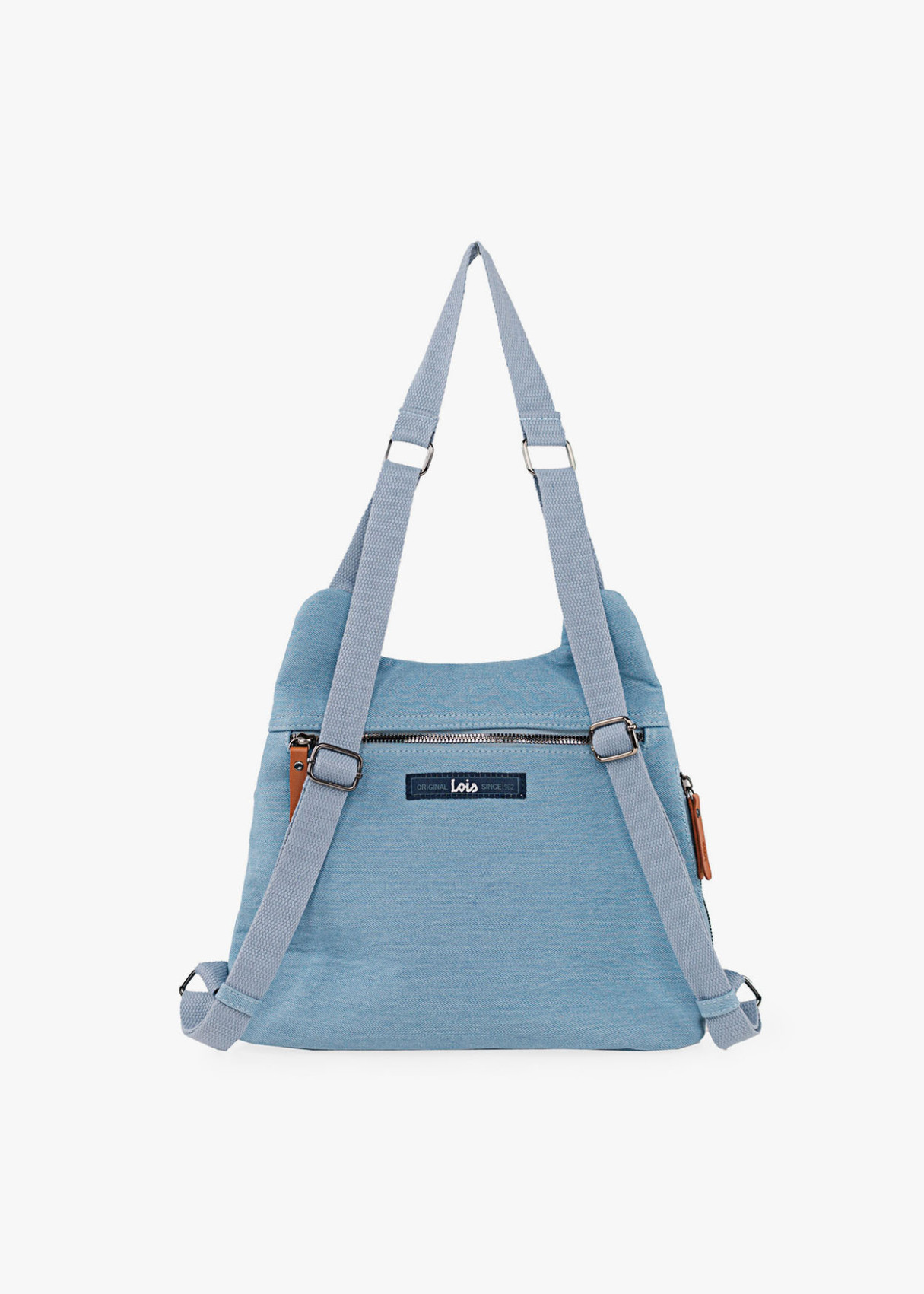 Bolso Mochila antirrobo Cremallera Exterior Denim