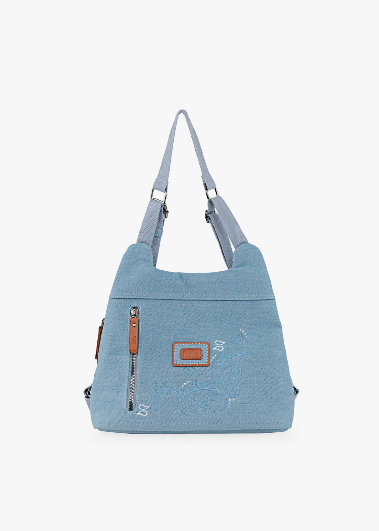 Bolso Mochila antirrobo Cremallera Exterior Denim