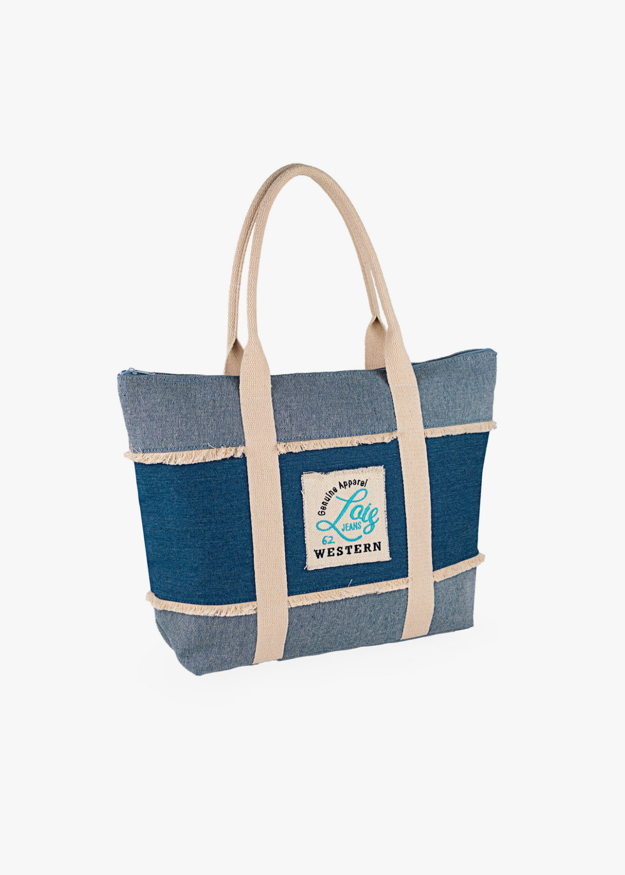 Bolso Playa estilo denim azul