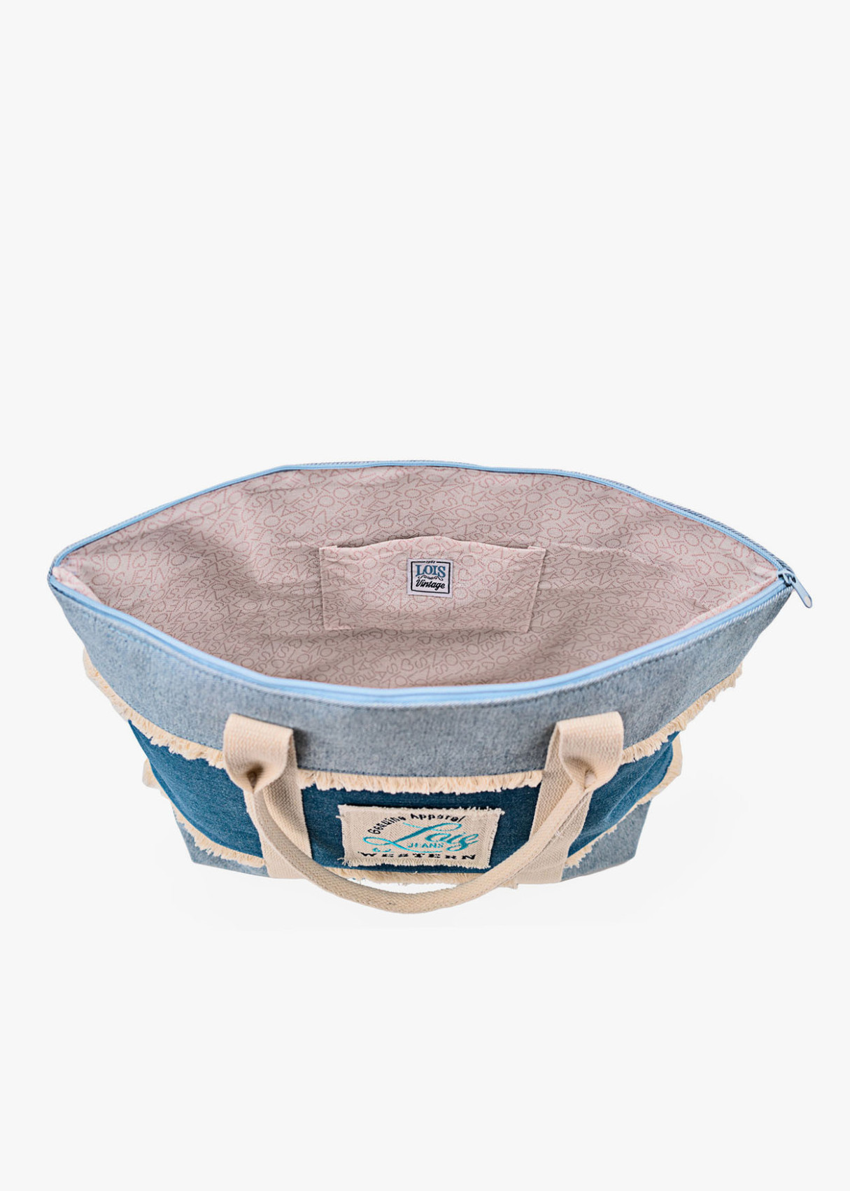 Bolso Playa estilo denim azul