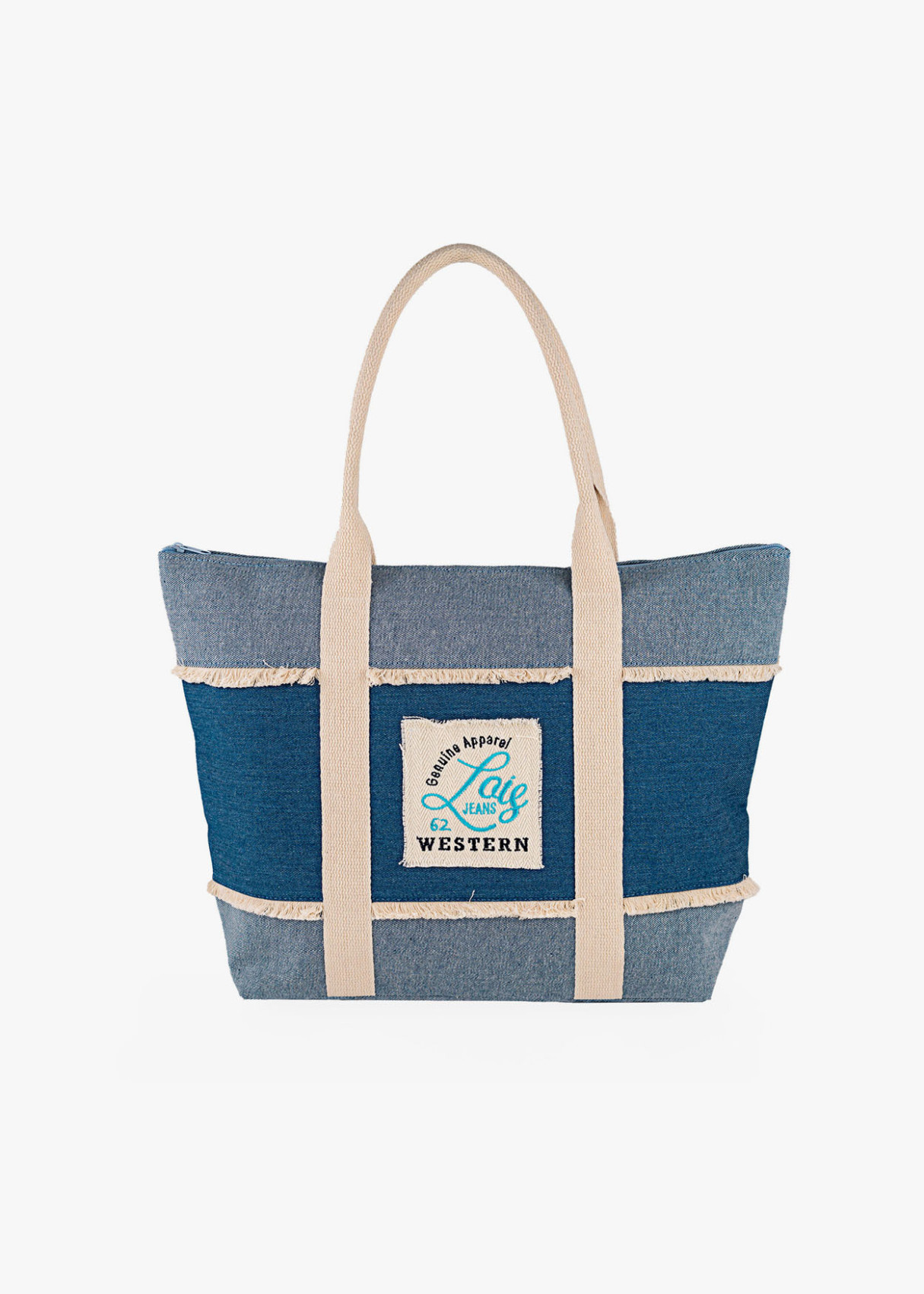 Bolso Playa estilo denim azul