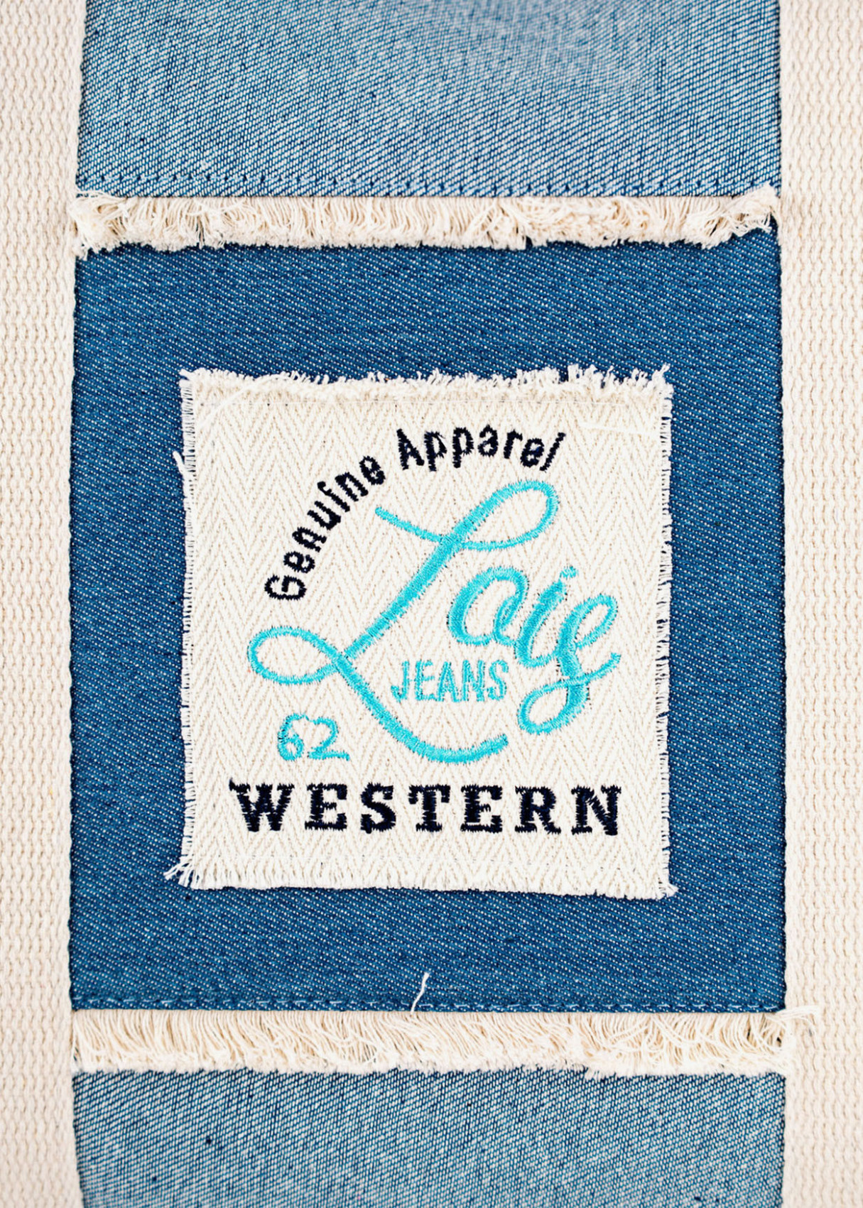 Bolso Playa estilo denim azul