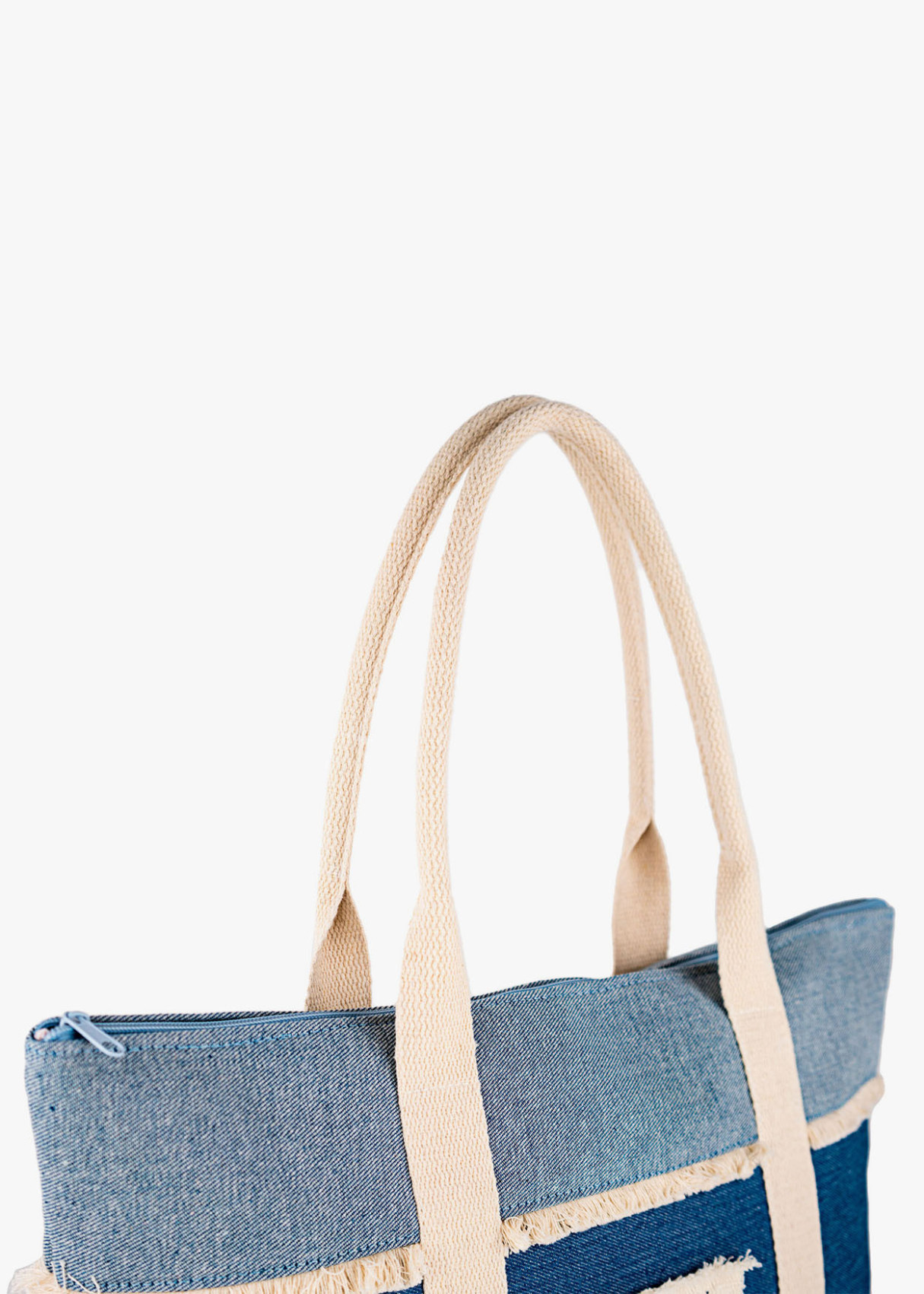 Bolso Playa estilo denim azul