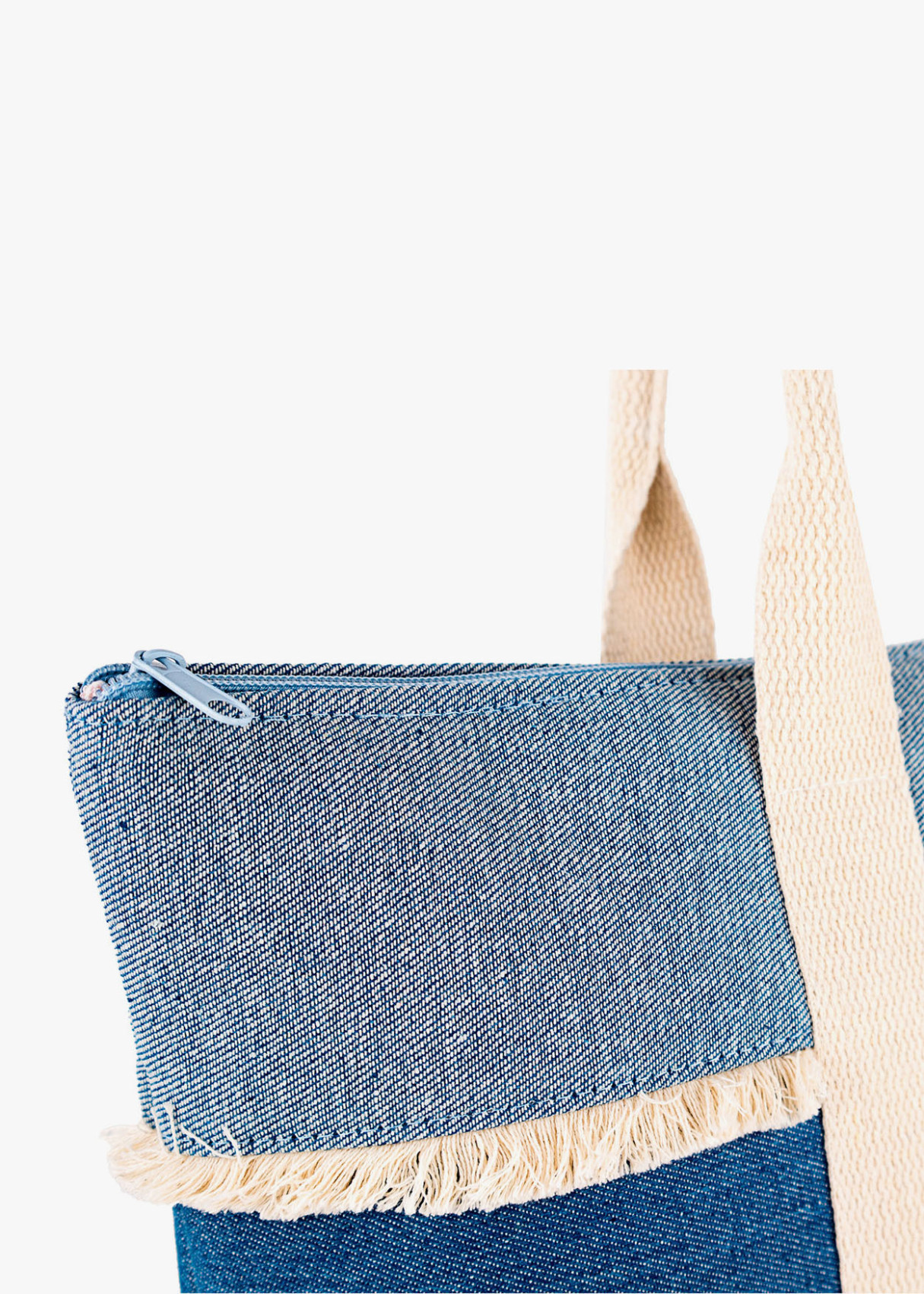 Bolso Playa estilo denim azul